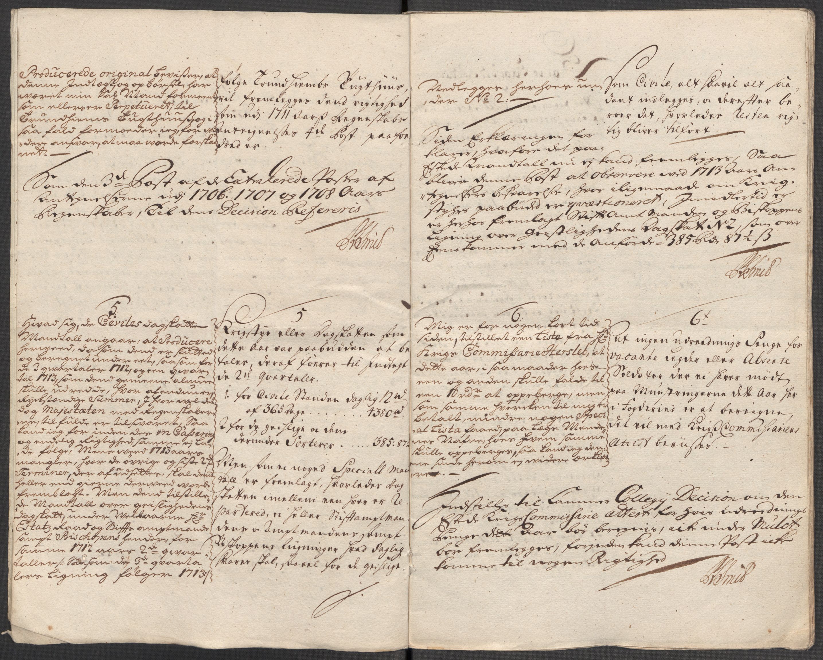 Rentekammeret inntil 1814, Reviderte regnskaper, Fogderegnskap, AV/RA-EA-4092/R56/L3746: Fogderegnskap Nordmøre, 1712, p. 265