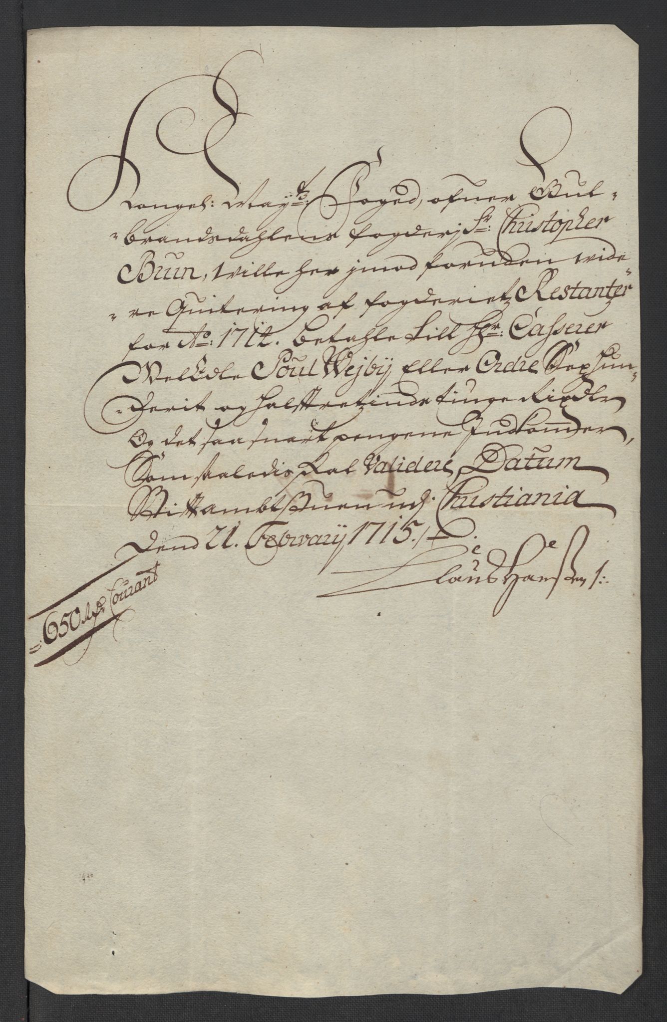 Rentekammeret inntil 1814, Reviderte regnskaper, Fogderegnskap, AV/RA-EA-4092/R17/L1184: Fogderegnskap Gudbrandsdal, 1715, p. 264