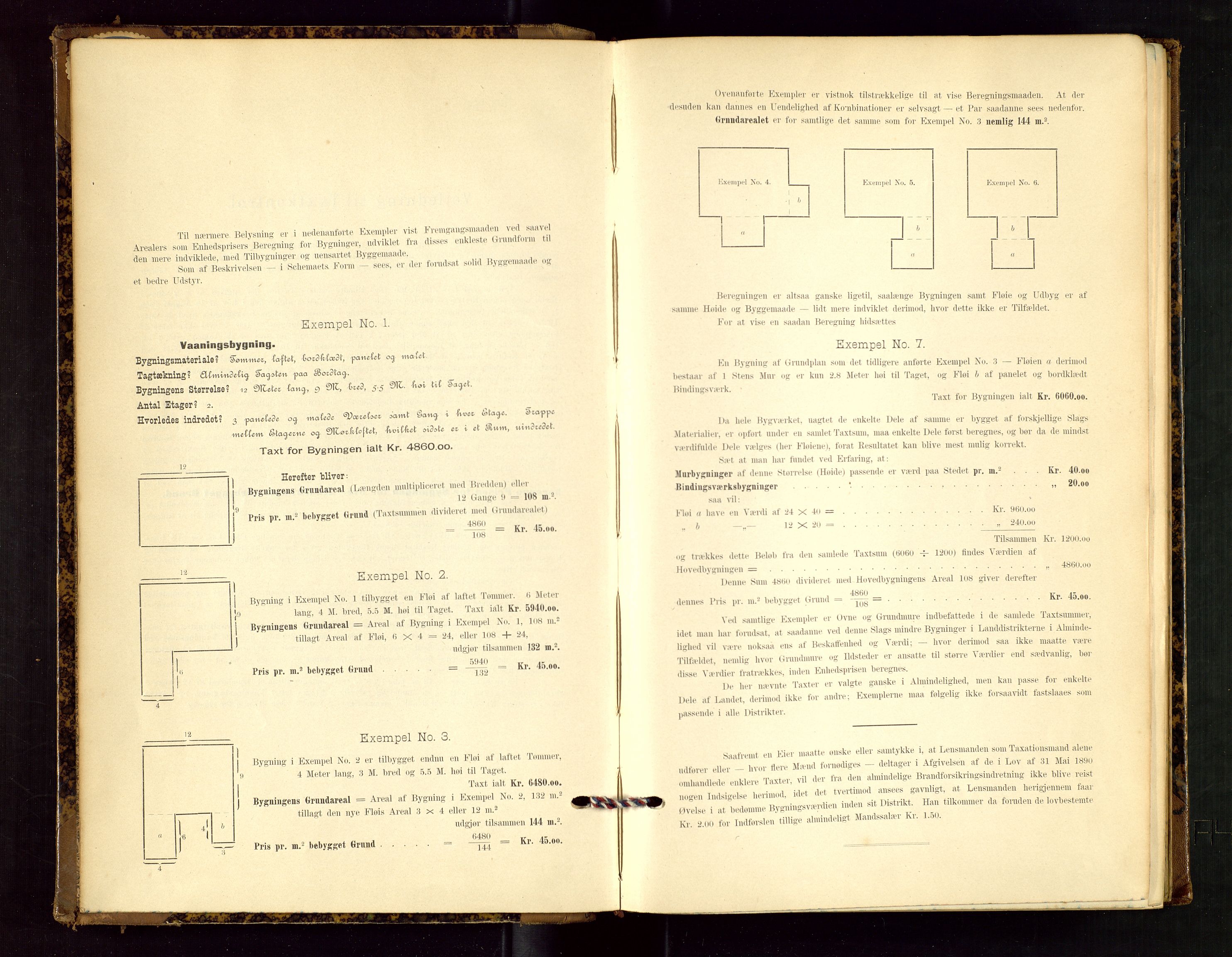 Klepp lensmannskontor, AV/SAST-A-100163/Goc/L0002: "Brandtaxationsprotokol" m/register, 1898-1902