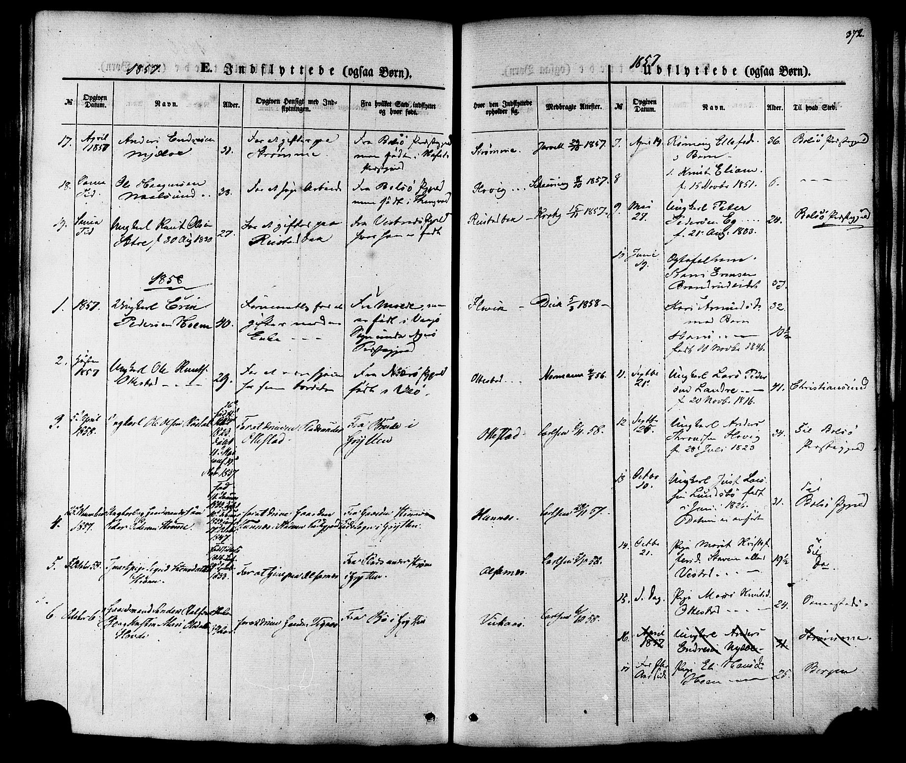 Ministerialprotokoller, klokkerbøker og fødselsregistre - Møre og Romsdal, AV/SAT-A-1454/547/L0603: Parish register (official) no. 547A05, 1846-1877, p. 372