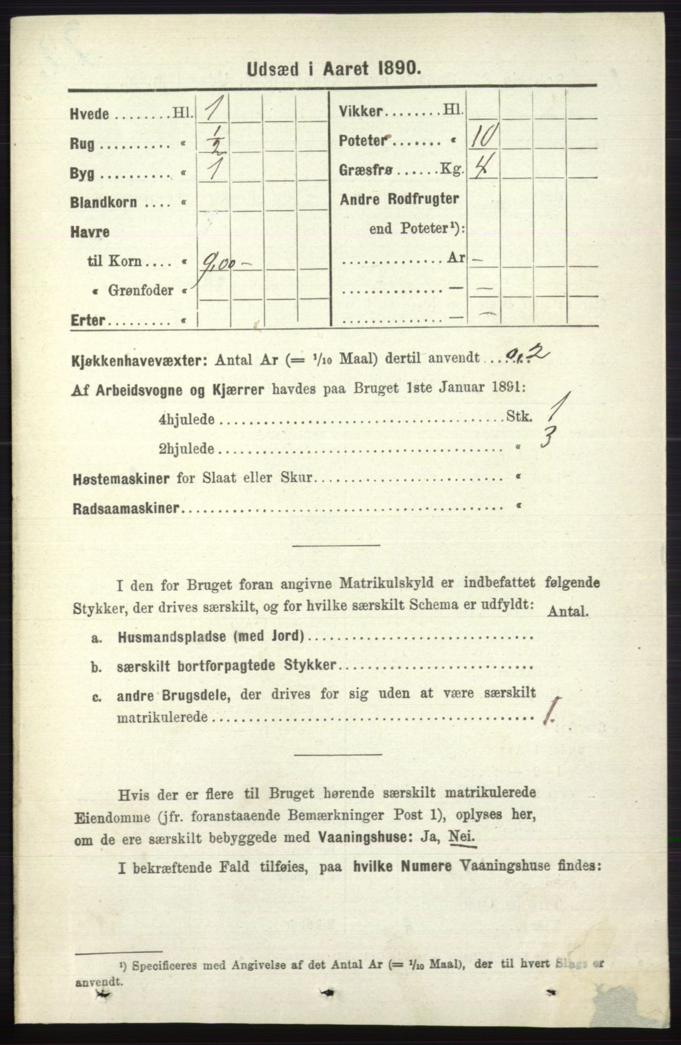 RA, 1891 census for 0728 Lardal, 1891, p. 4044