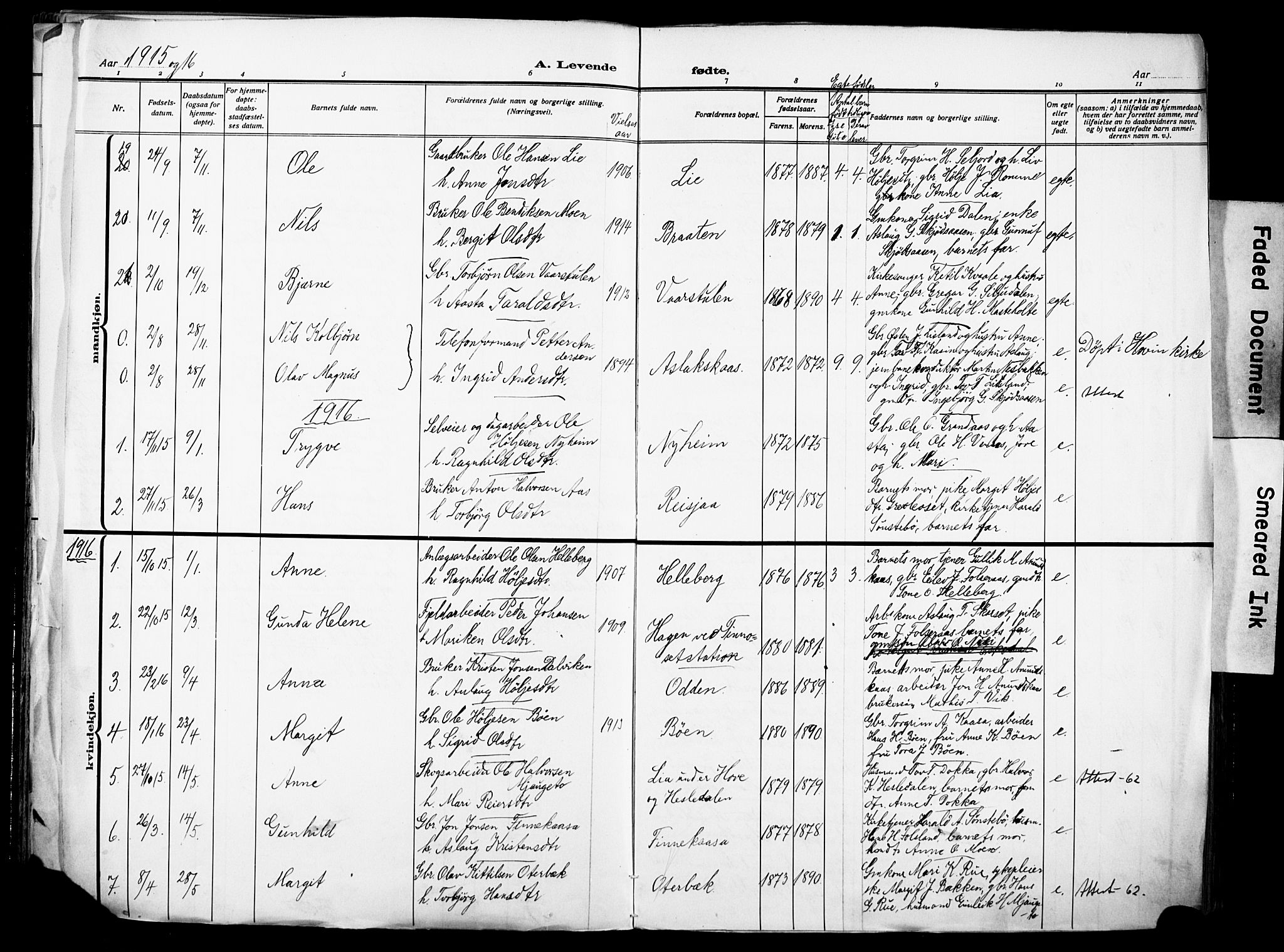 Gransherad kirkebøker, SAKO/A-267/F/Fa/L0005: Parish register (official) no. I 5, 1887-1916