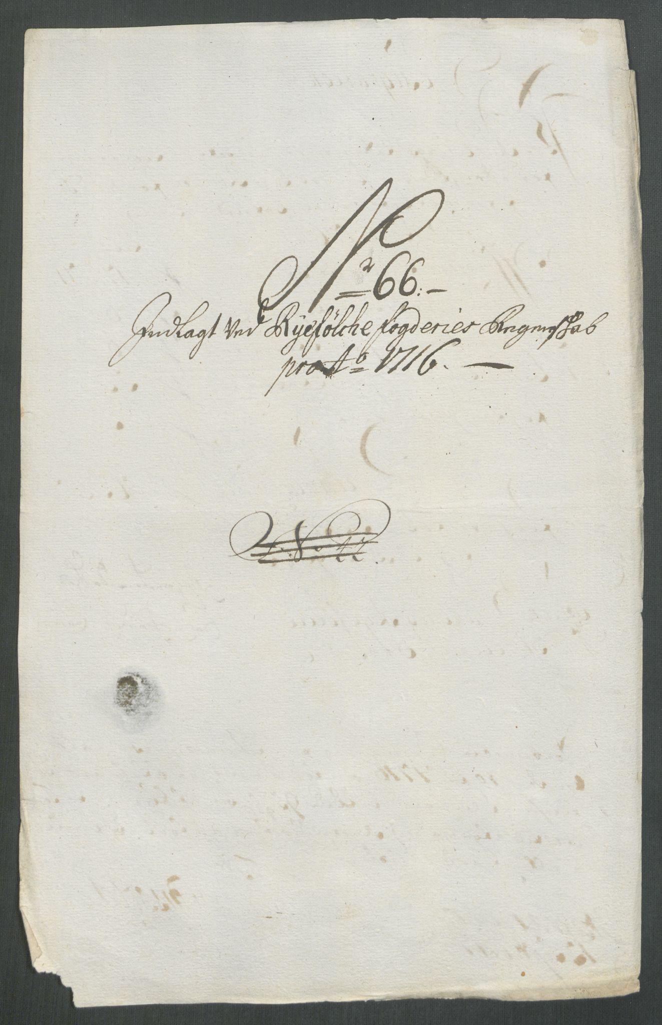 Rentekammeret inntil 1814, Reviderte regnskaper, Fogderegnskap, RA/EA-4092/R47/L2869: Fogderegnskap Ryfylke, 1716, p. 331