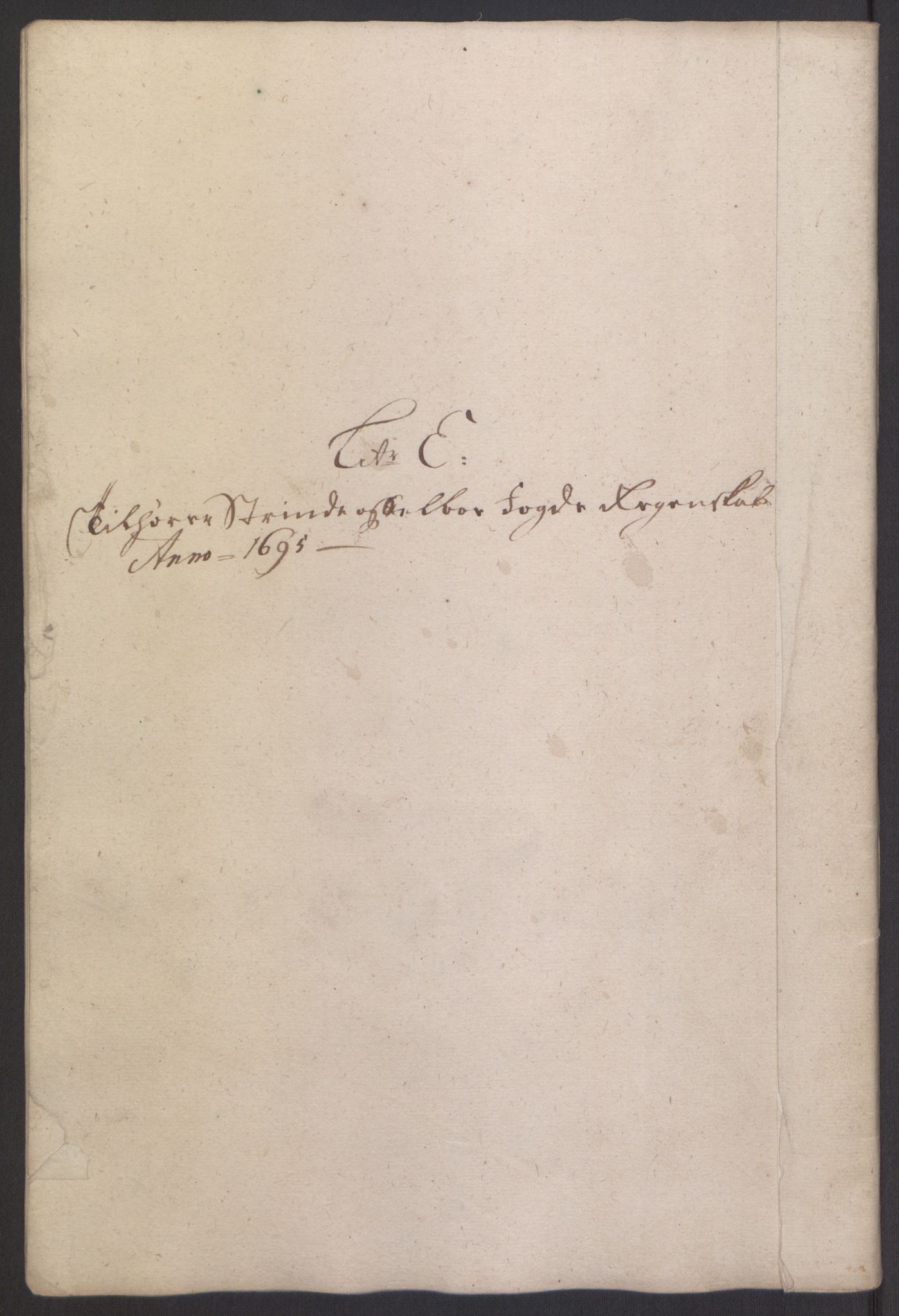 Rentekammeret inntil 1814, Reviderte regnskaper, Fogderegnskap, AV/RA-EA-4092/R61/L4105: Fogderegnskap Strinda og Selbu, 1695, p. 48