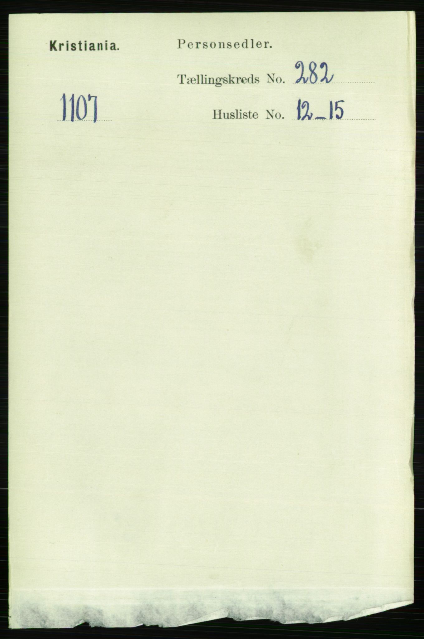 RA, 1891 census for 0301 Kristiania, 1891, p. 172014
