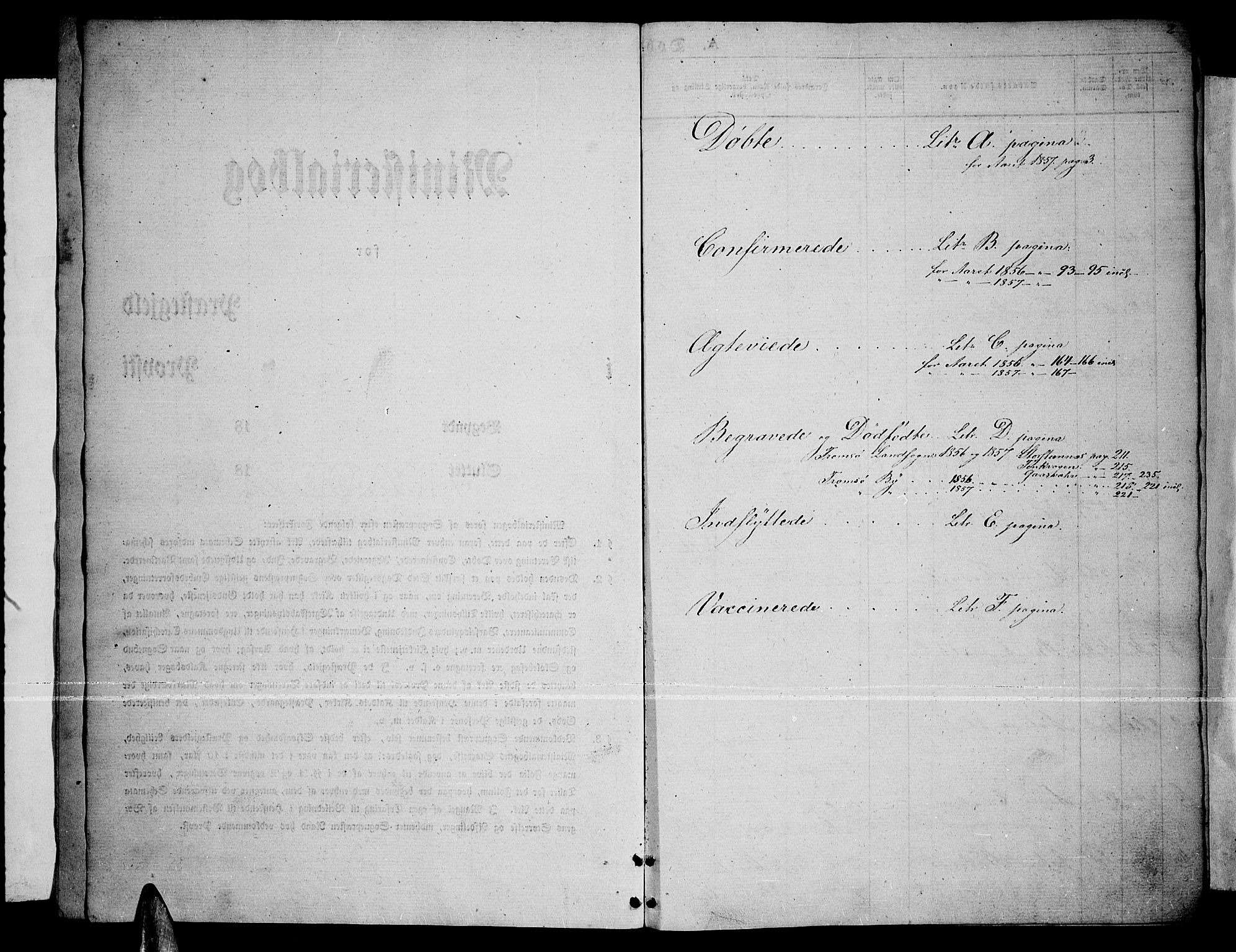 Tromsø sokneprestkontor/stiftsprosti/domprosti, SATØ/S-1343/G/Gb/L0006klokker: Parish register (copy) no. 6, 1857-1866, p. 2