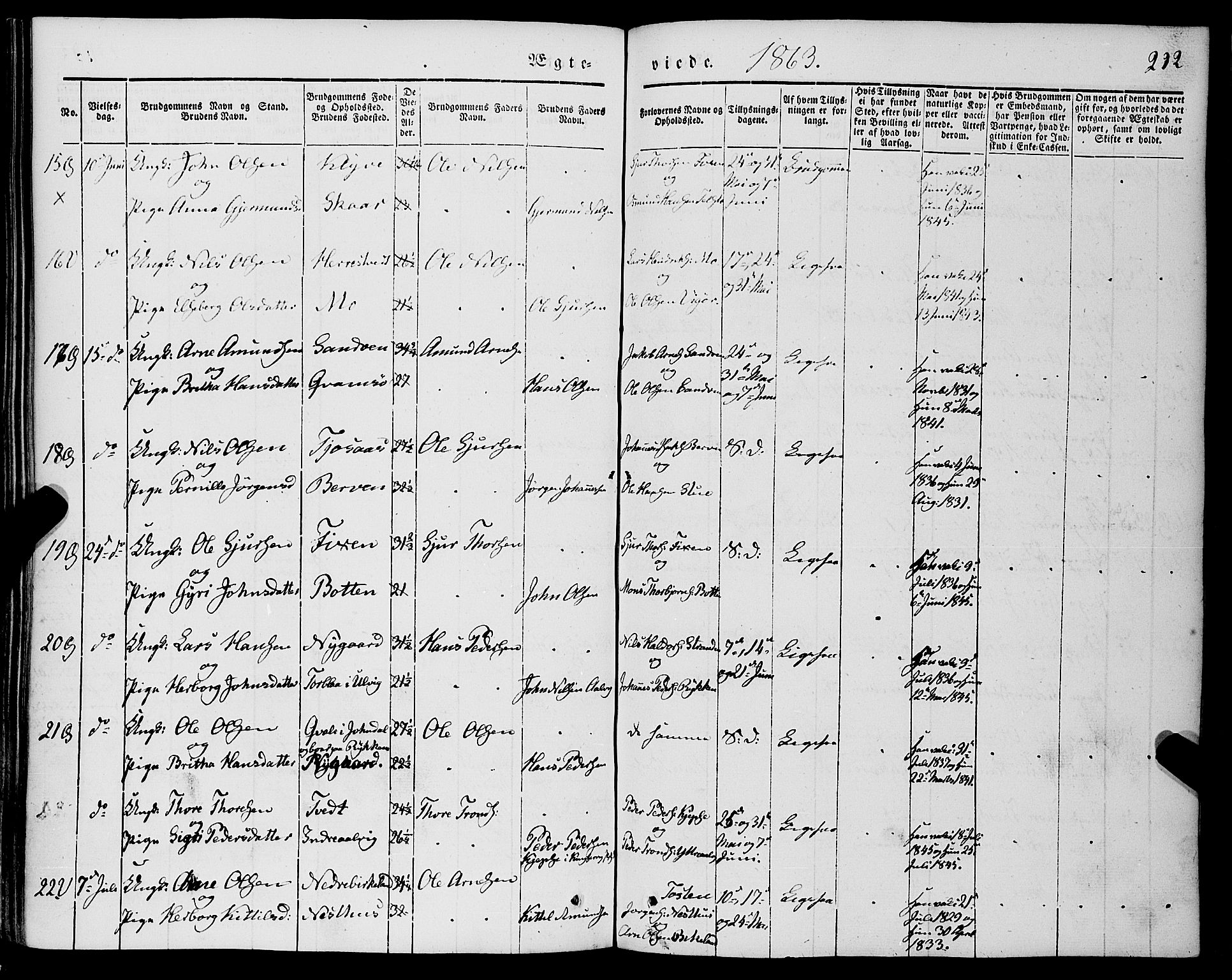 Kvam sokneprestembete, AV/SAB-A-76201/H/Haa: Parish register (official) no. A 8, 1844-1863, p. 292