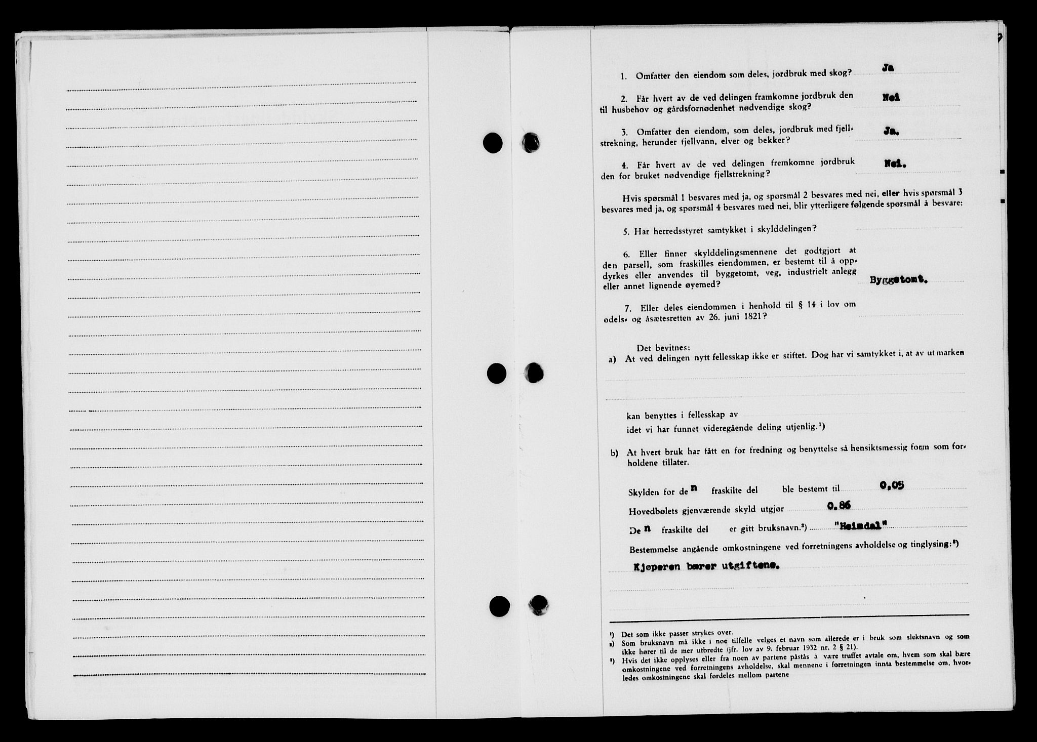 Lyngdal sorenskriveri, AV/SAK-1221-0004/G/Gb/L0663: Mortgage book no. A IX, 1948-1949, Diary no: : 125/1949