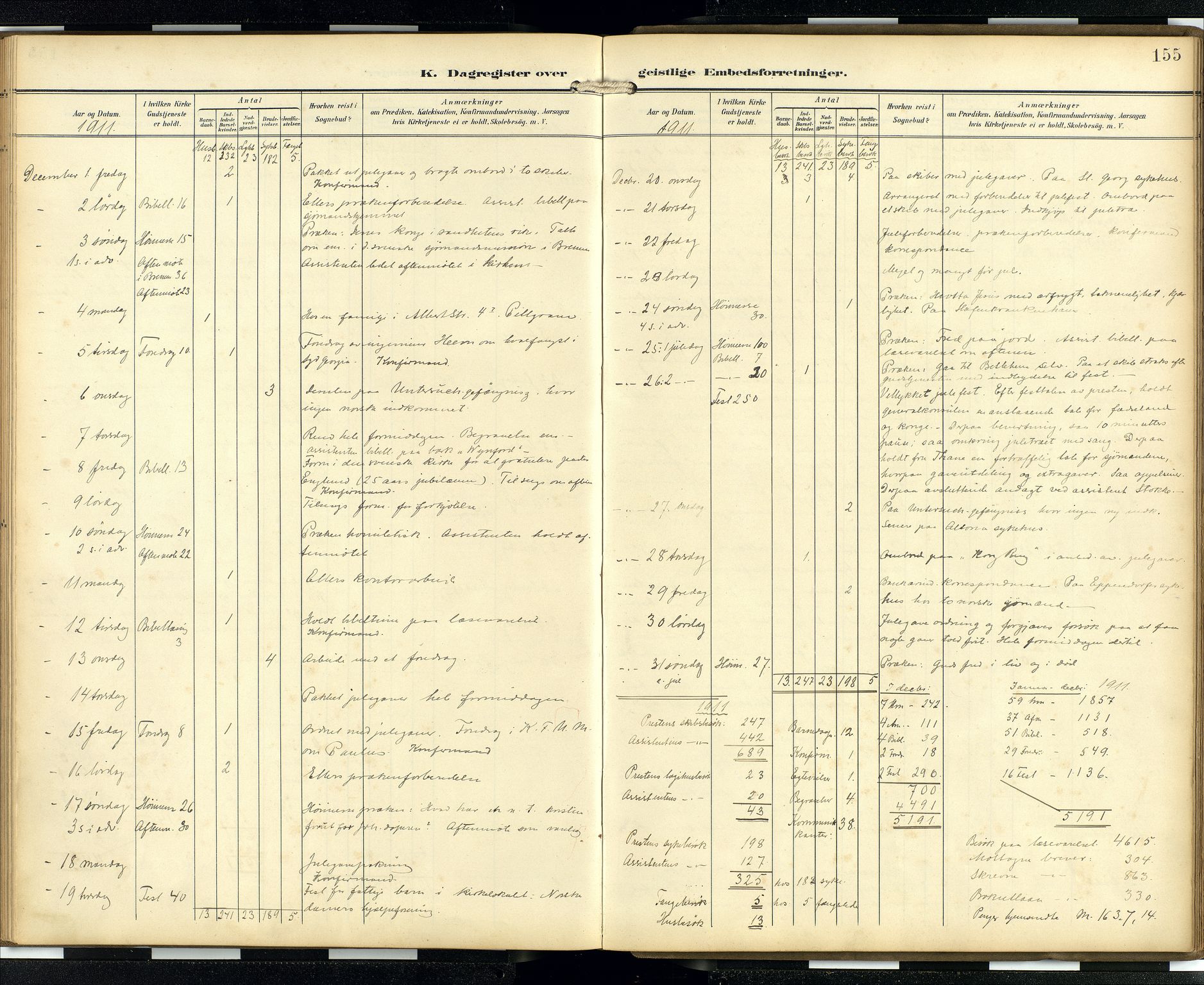 Den norske sjømannsmisjon i utlandet/Hamburg, AV/SAB-SAB/PA-0107/H/Ha/L0001: Parish register (official) no. A 1, 1907-1951, p. 154b-155a