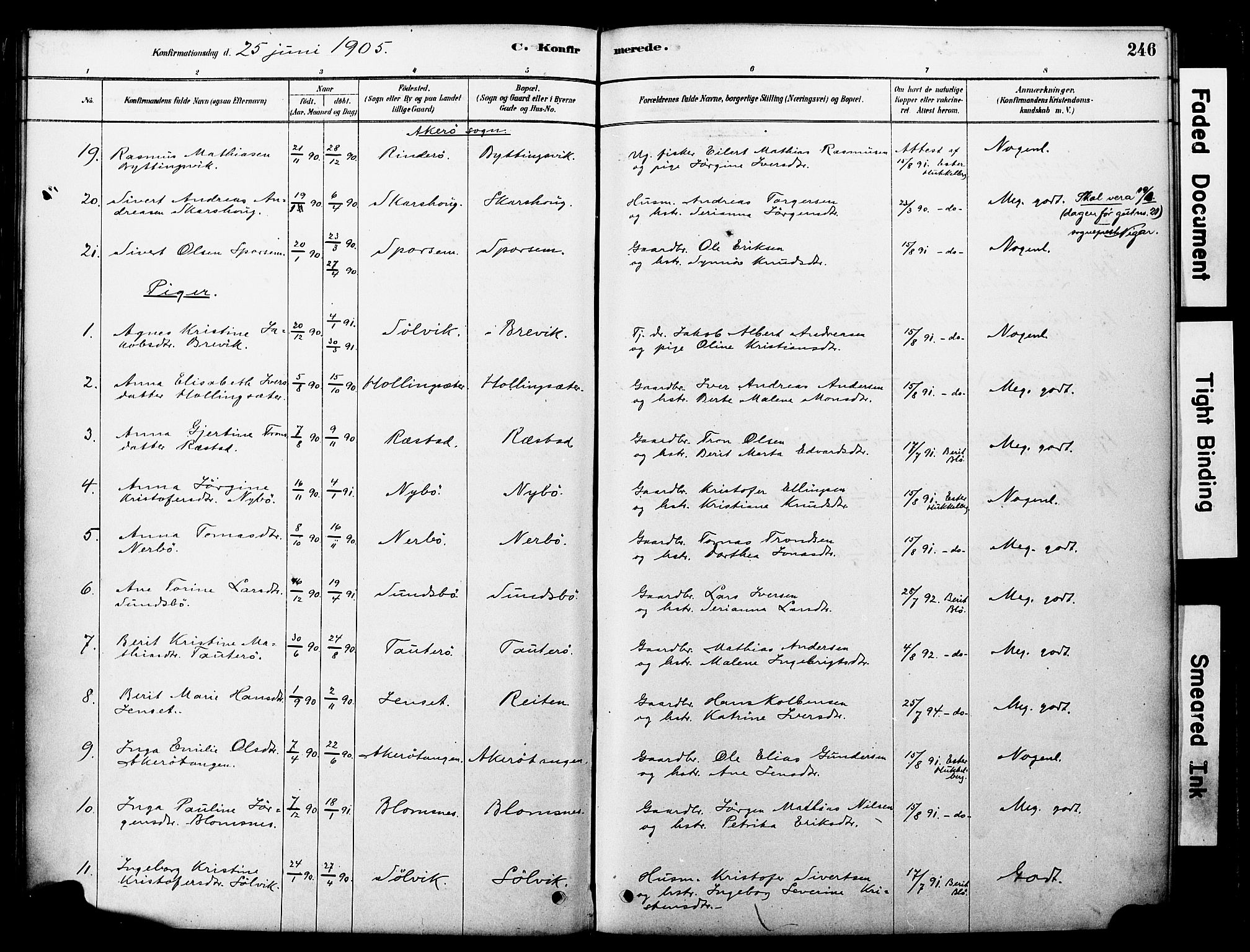 Ministerialprotokoller, klokkerbøker og fødselsregistre - Møre og Romsdal, AV/SAT-A-1454/560/L0721: Parish register (official) no. 560A05, 1878-1917, p. 246