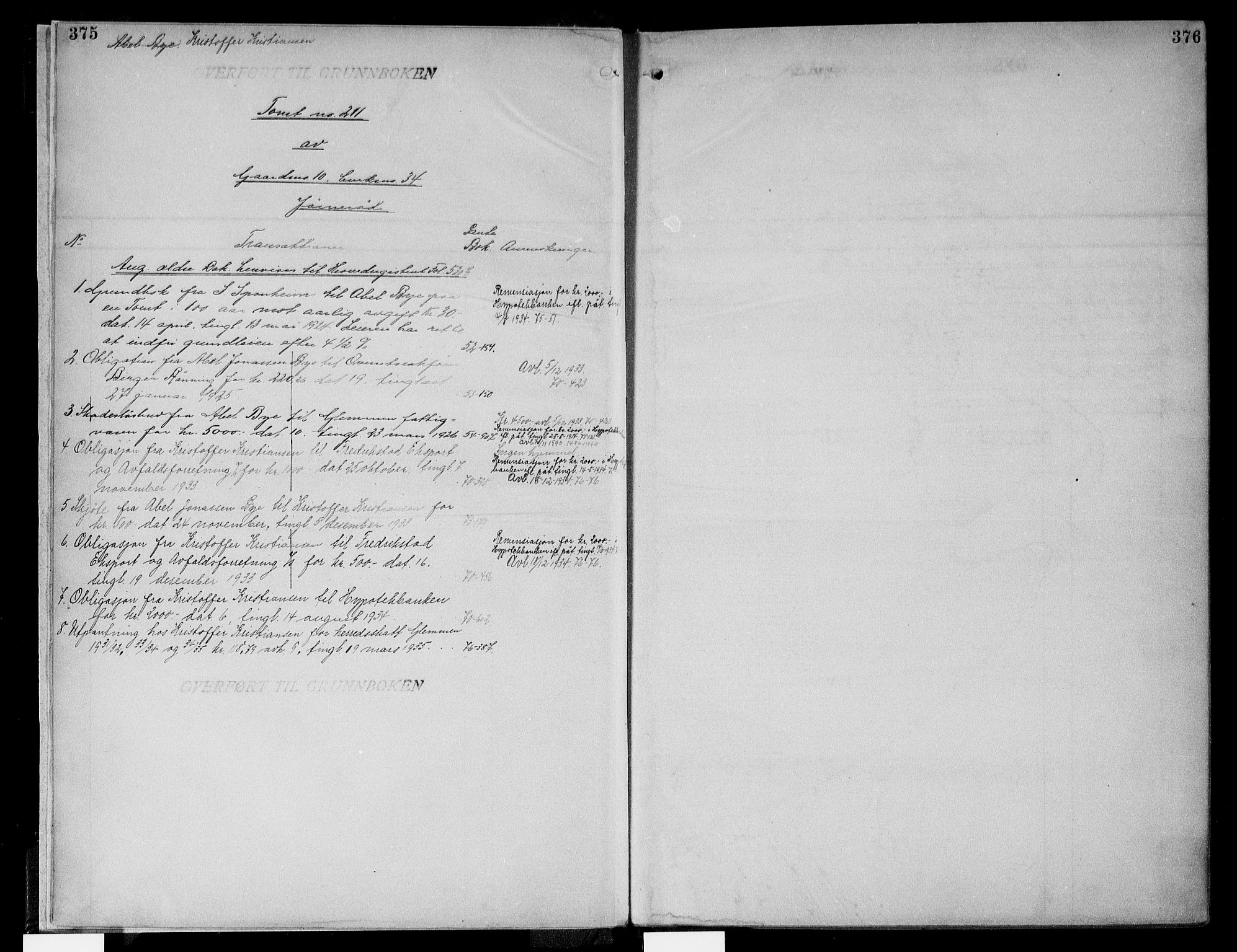 Onsøy sorenskriveri, SAO/A-10474/G/Gb/Gba/L0014: Mortgage register no. I B-4b, 1913, p. 375-376
