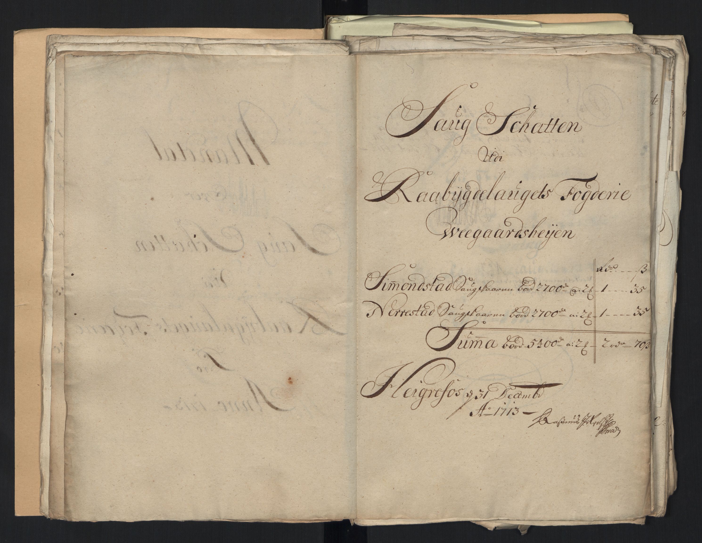 Rentekammeret inntil 1814, Reviderte regnskaper, Fogderegnskap, RA/EA-4092/R40/L2450: Fogderegnskap Råbyggelag, 1712-1713, p. 270