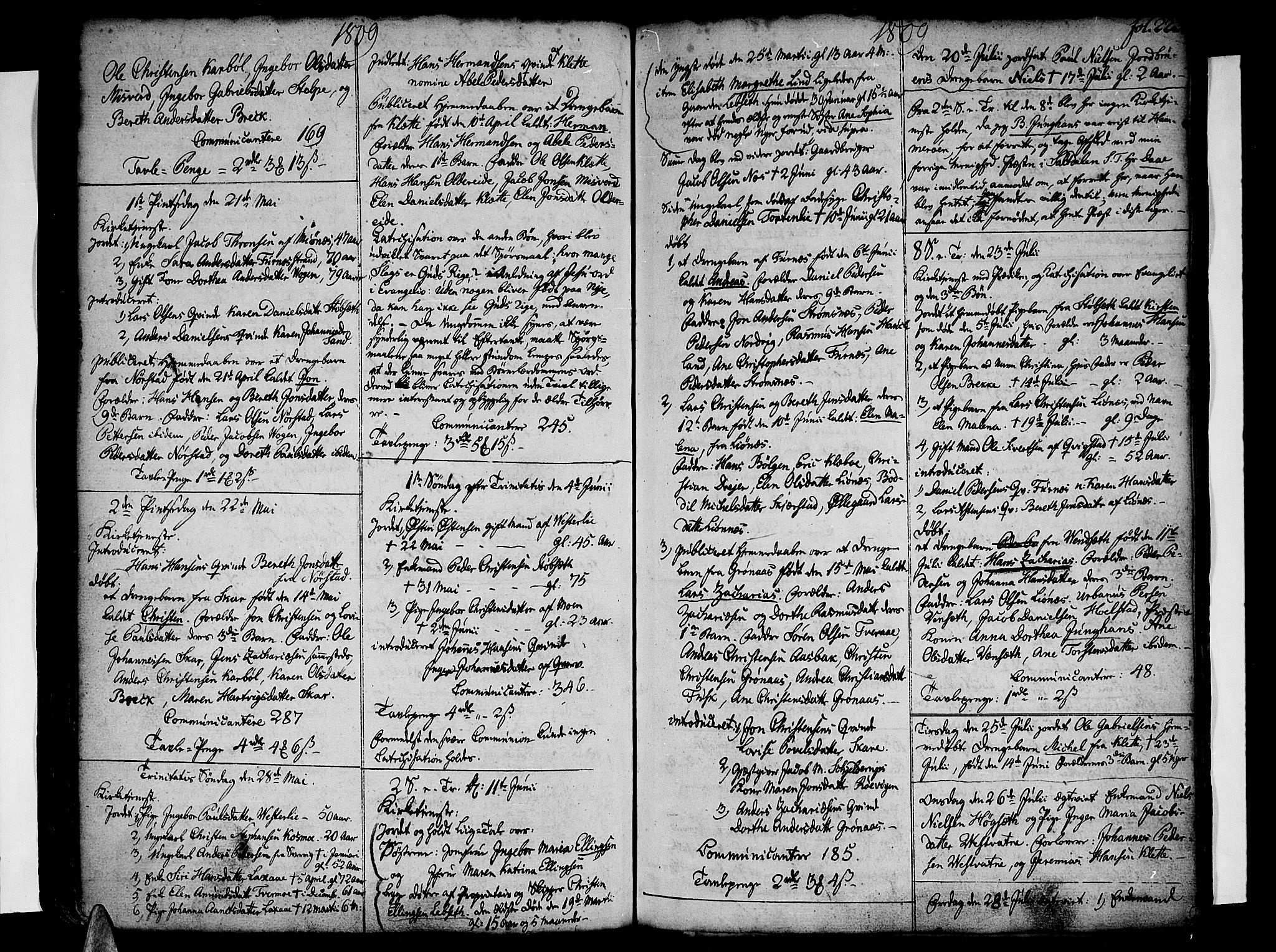 Ministerialprotokoller, klokkerbøker og fødselsregistre - Nordland, SAT/A-1459/852/L0735: Parish register (official) no. 852A05, 1762-1820, p. 223