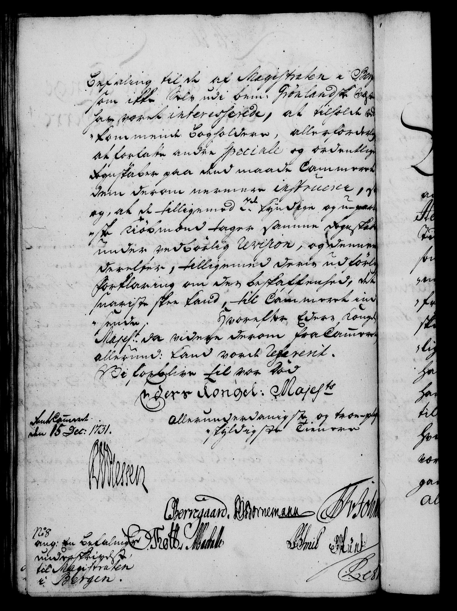 Rentekammeret, Kammerkanselliet, RA/EA-3111/G/Gf/Gfa/L0014: Norsk relasjons- og resolusjonsprotokoll (merket RK 52.14), 1731, p. 459