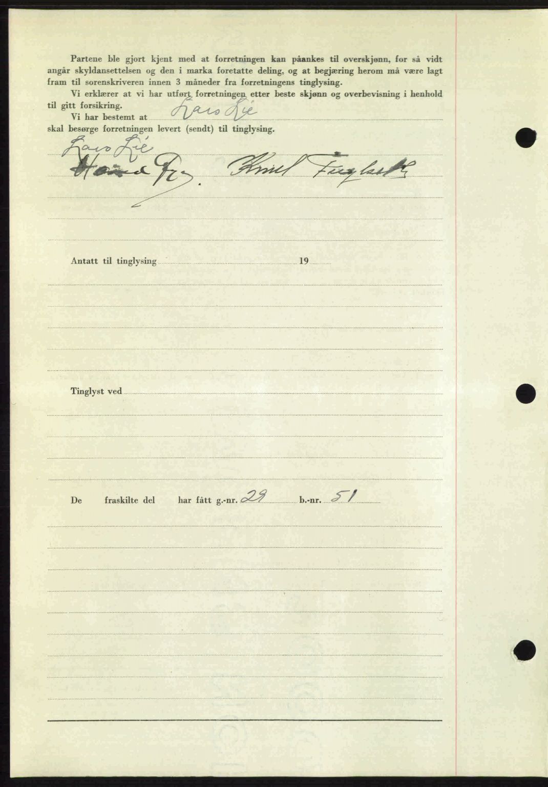 Romsdal sorenskriveri, SAT/A-4149/1/2/2C: Mortgage book no. A24, 1947-1947, Diary no: : 2388/1947