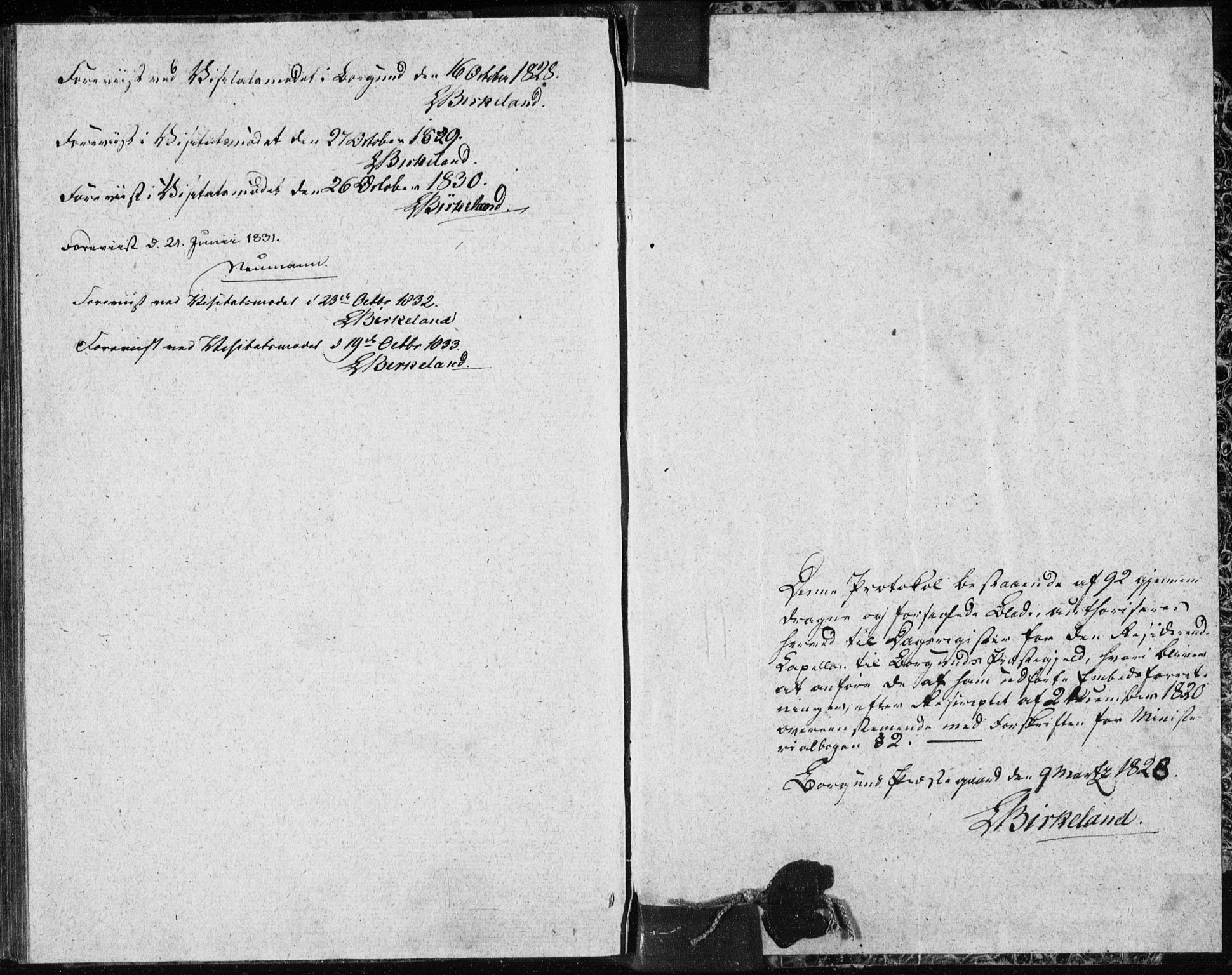 Ministerialprotokoller, klokkerbøker og fødselsregistre - Møre og Romsdal, AV/SAT-A-1454/528/L0413: Curate's parish register no. 528B01, 1828-1832