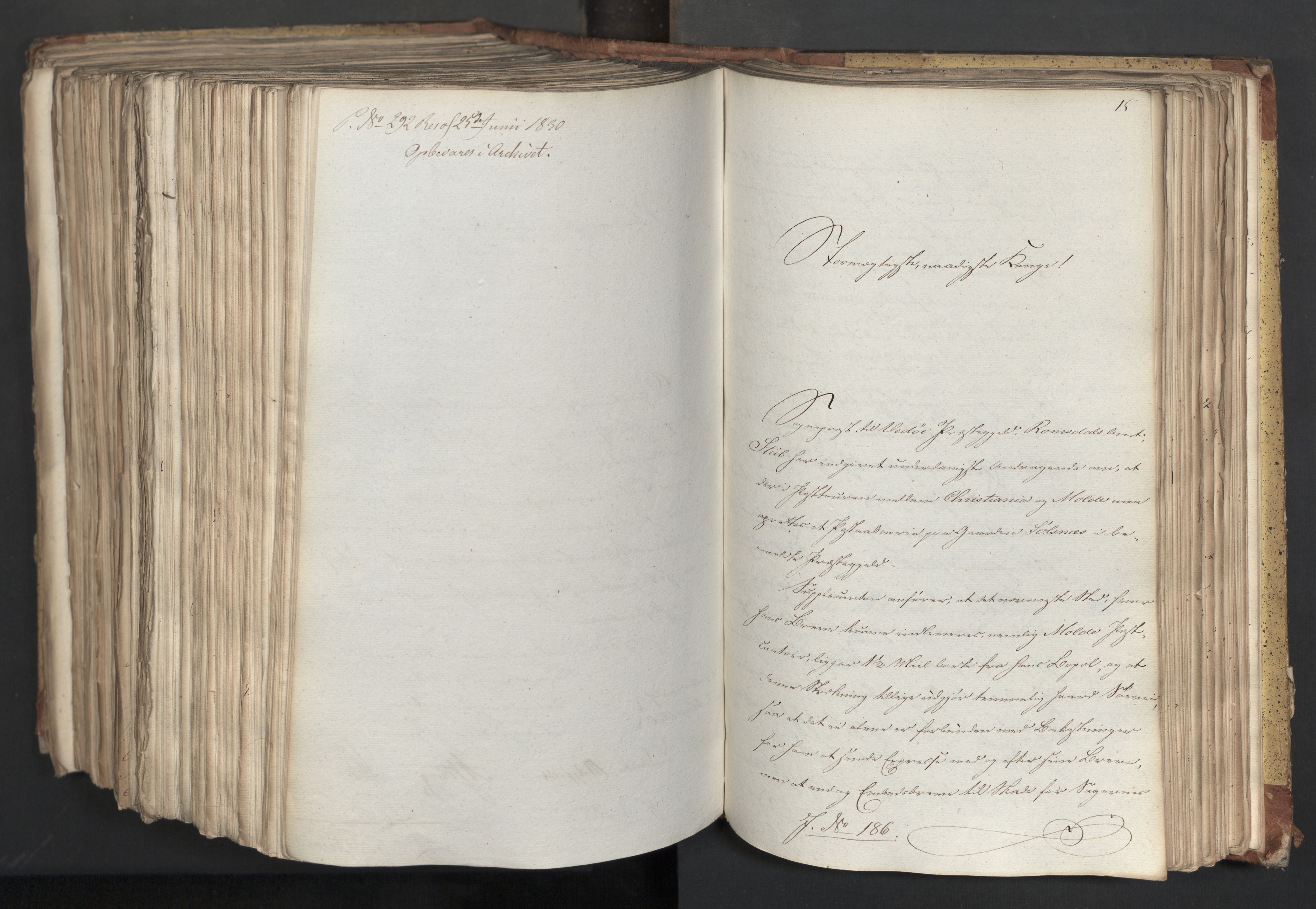 Statsrådsavdelingen i Stockholm, AV/RA-S-1003/D/Da/L0065: Regjeringsinnstillinger nr. 1-239, 1830, p. 791