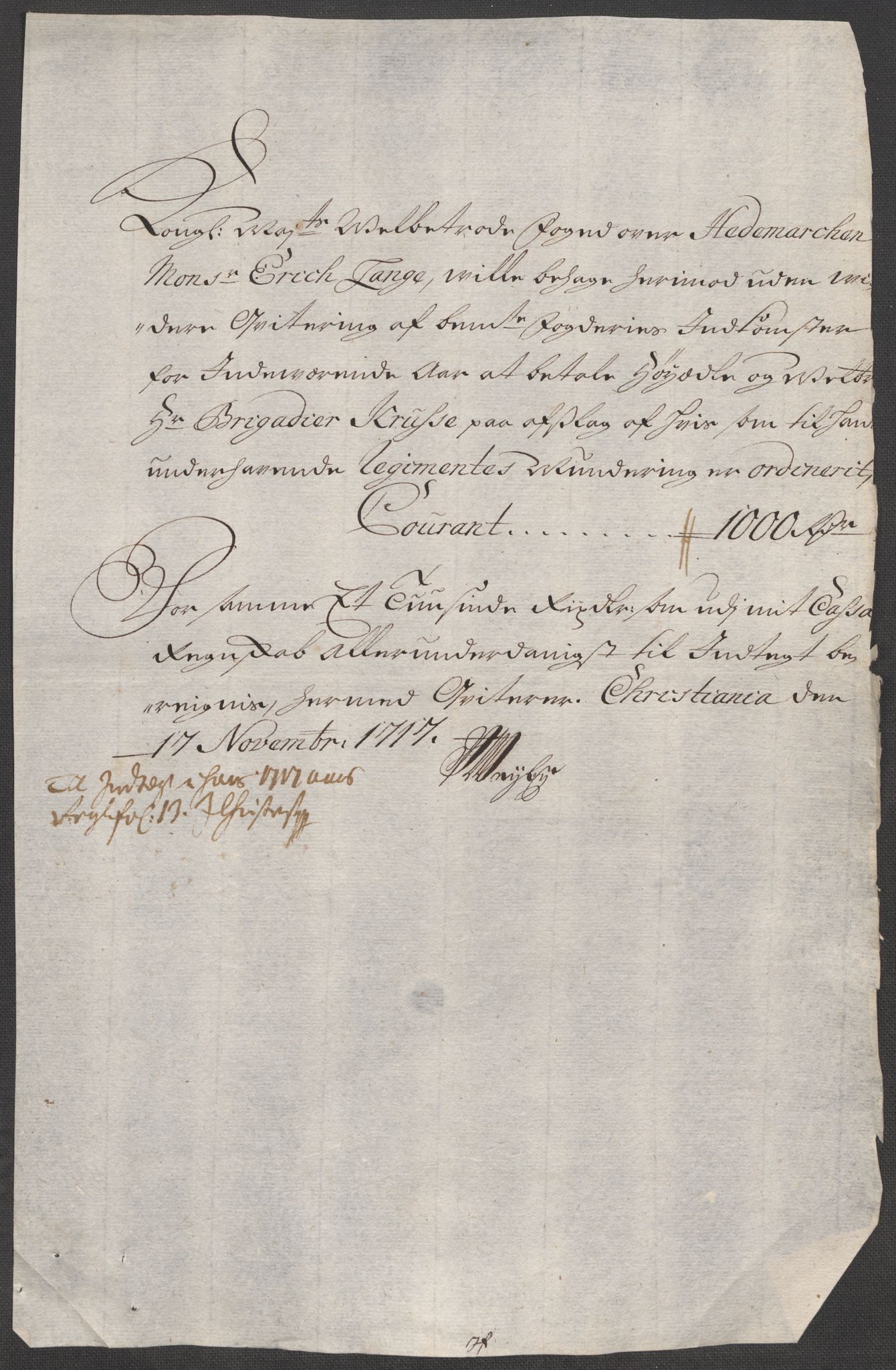 Rentekammeret inntil 1814, Reviderte regnskaper, Fogderegnskap, RA/EA-4092/R16/L1056: Fogderegnskap Hedmark, 1717, p. 413