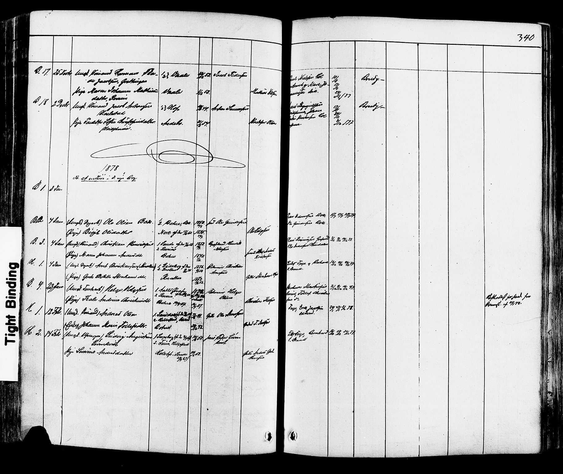 Botne kirkebøker, AV/SAKO-A-340/F/Fa/L0006: Parish register (official) no. I 6, 1836-1877, p. 340