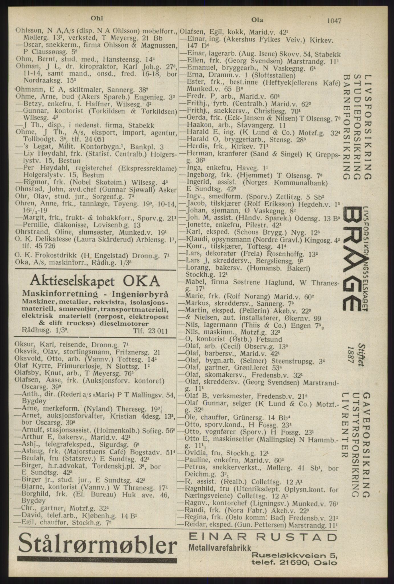 Kristiania/Oslo adressebok, PUBL/-, 1934, p. 1047