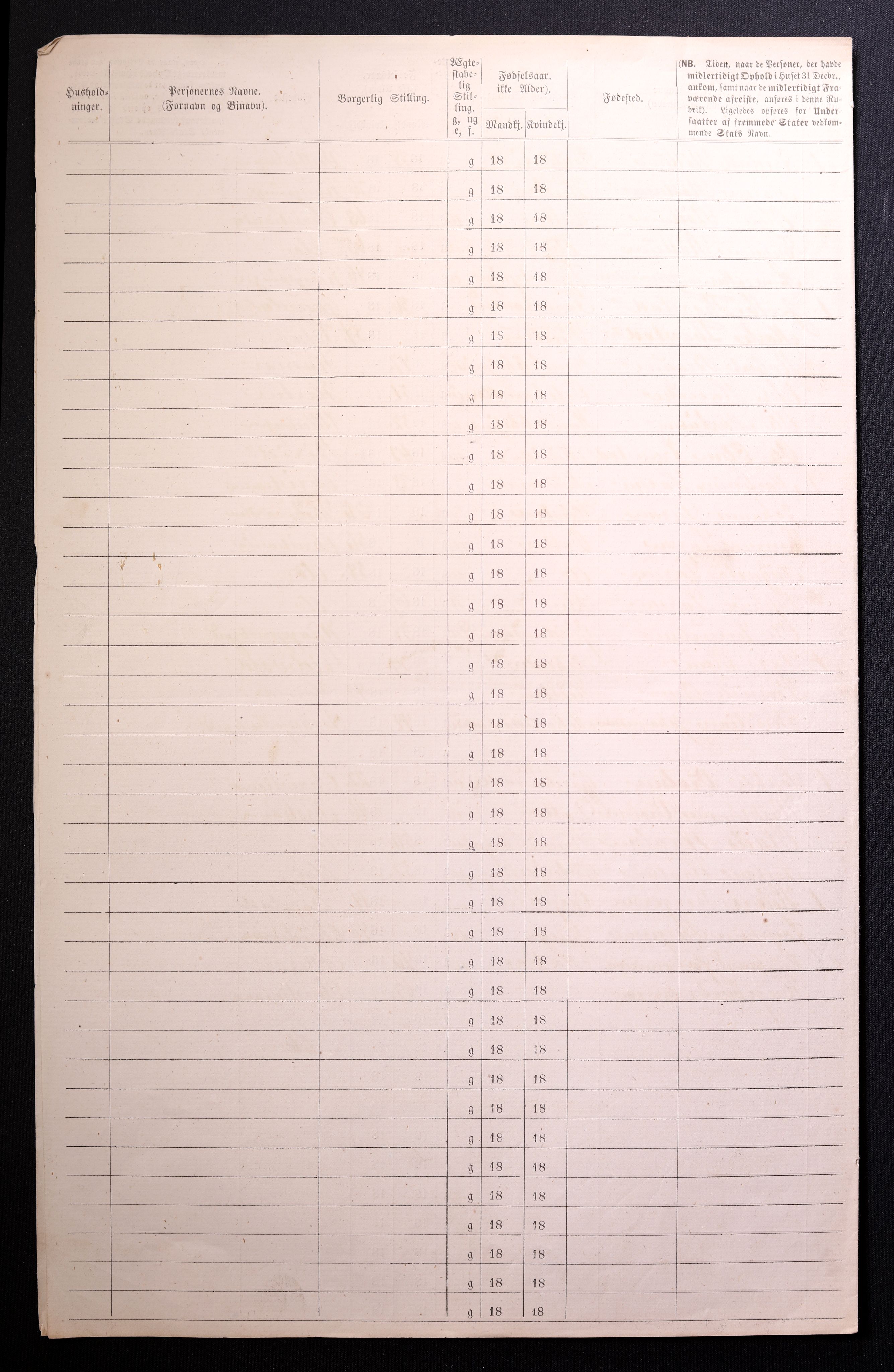 RA, 1870 census for 0301 Kristiania, 1870, p. 1325