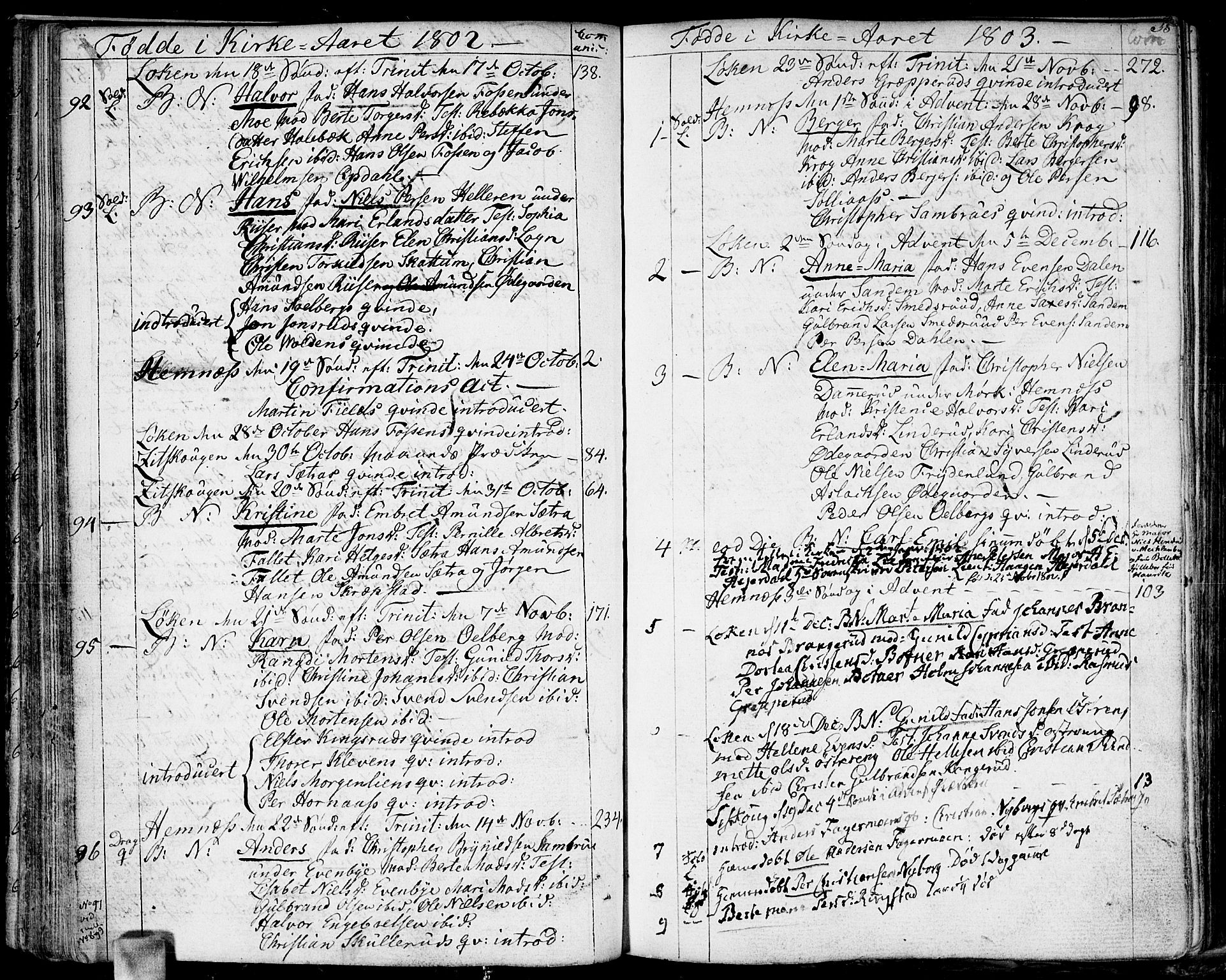 Høland prestekontor Kirkebøker, SAO/A-10346a/F/Fa/L0006: Parish register (official) no. I 6, 1794-1814, p. 58