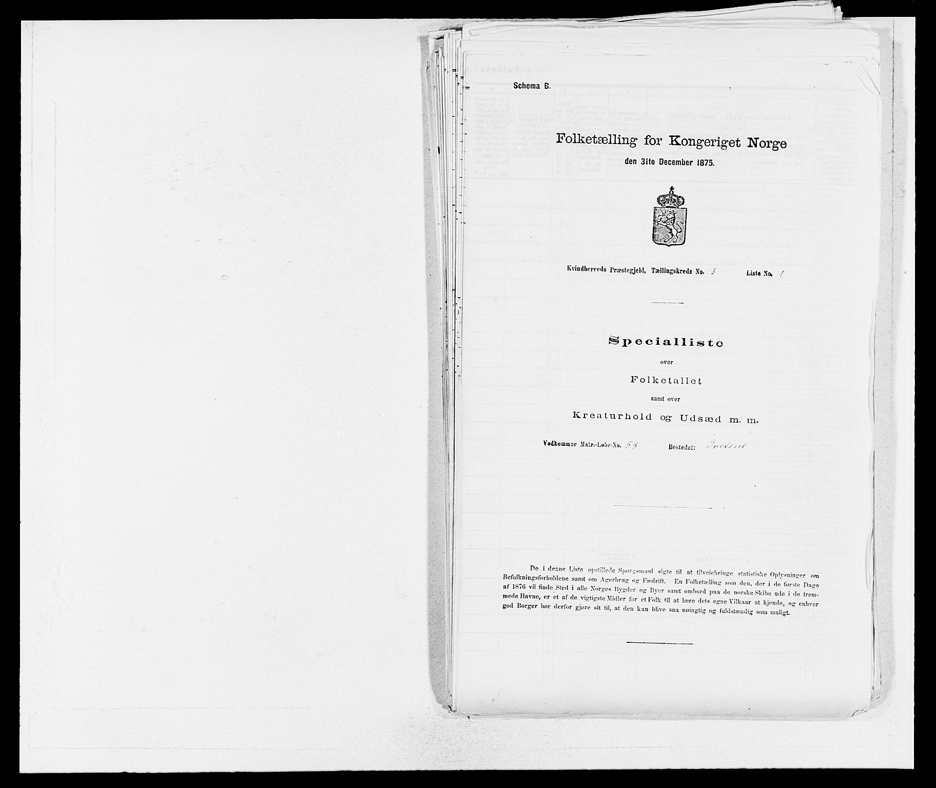 SAB, 1875 census for 1224P Kvinnherad, 1875, p. 245