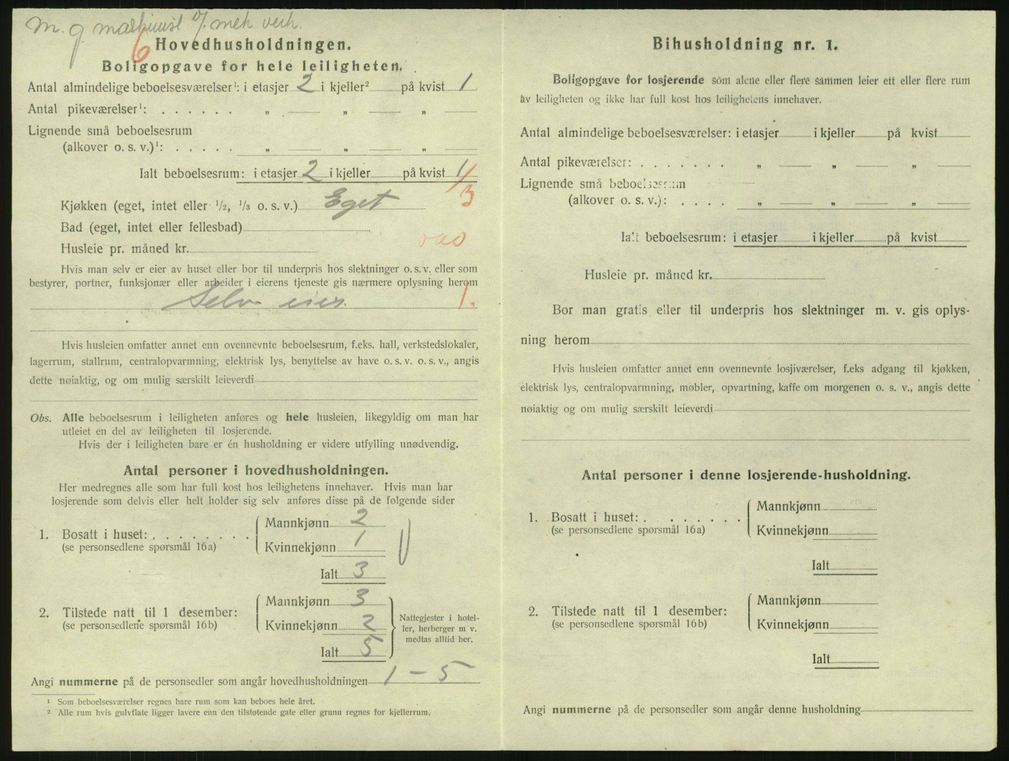 SAK, 1920 census for Arendal, 1920, p. 9033