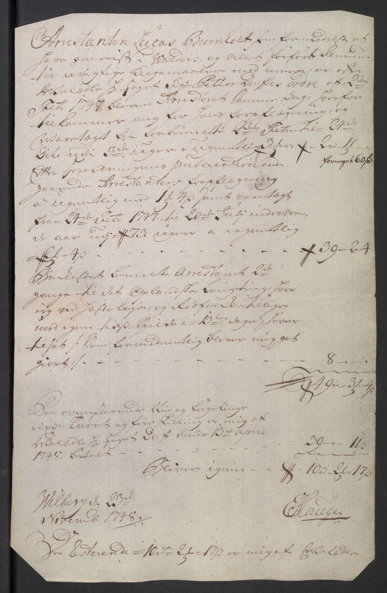 Rentekammeret inntil 1814, Reviderte regnskaper, Fogderegnskap, AV/RA-EA-4092/R18/L1346: Fogderegnskap Hadeland, Toten og Valdres, 1747-1748, p. 517