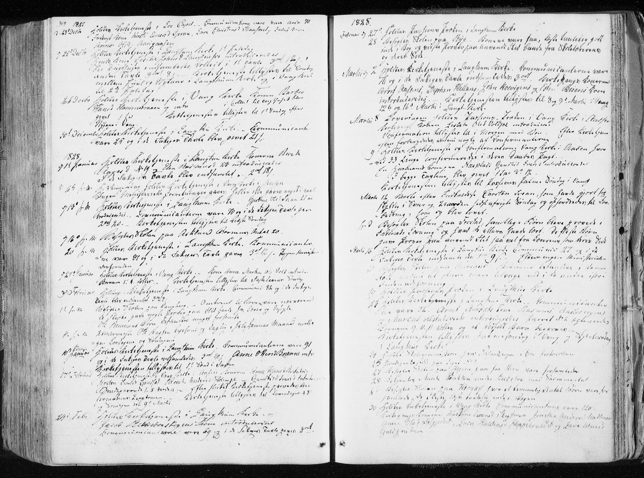 Ministerialprotokoller, klokkerbøker og fødselsregistre - Nord-Trøndelag, SAT/A-1458/713/L0114: Parish register (official) no. 713A05, 1827-1839, p. 315