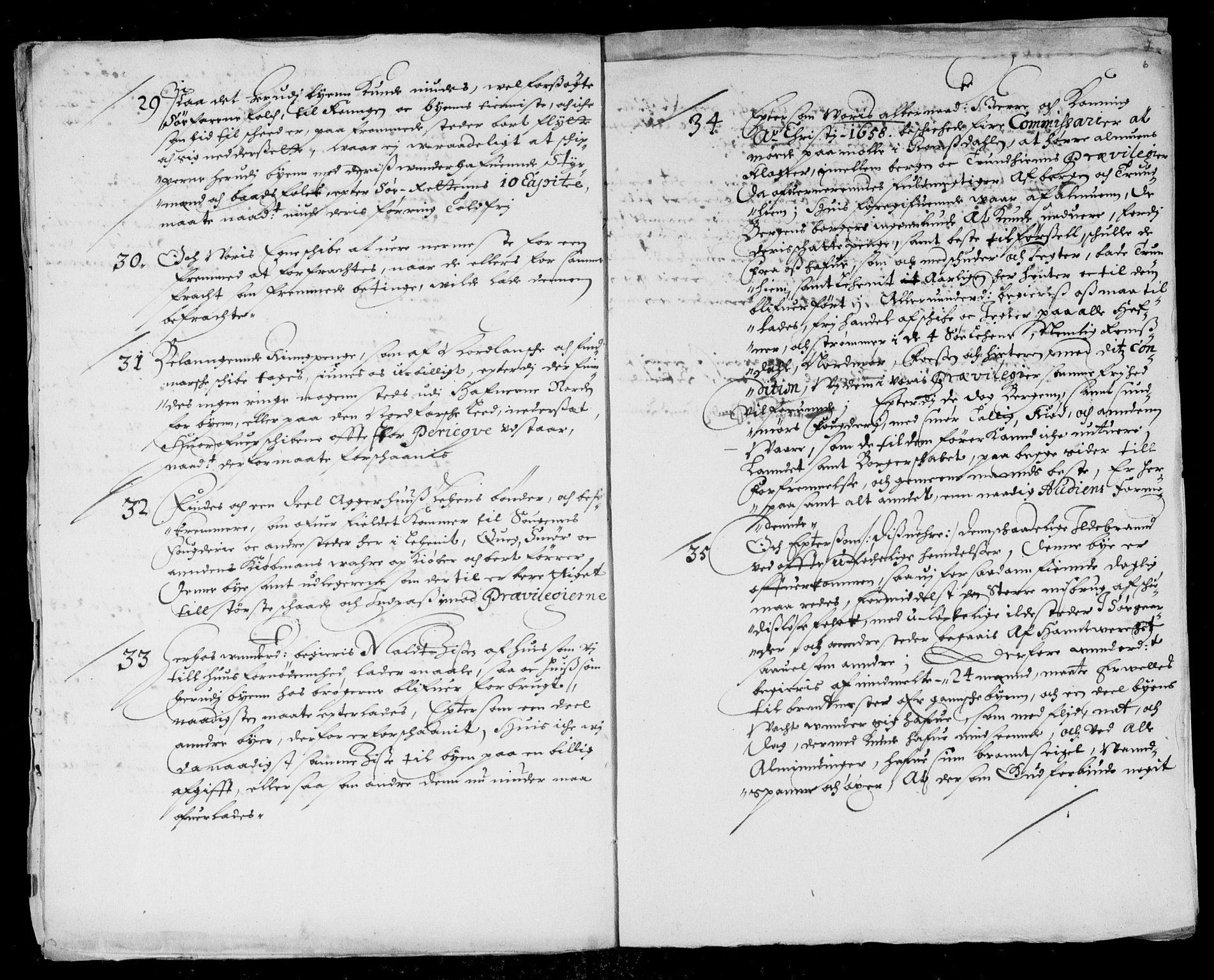 Danske Kanselli, Skapsaker, AV/RA-EA-4061/F/L0055: Skap 14, pakke 18A-18B, litra Ø, 1607-1704, p. 73