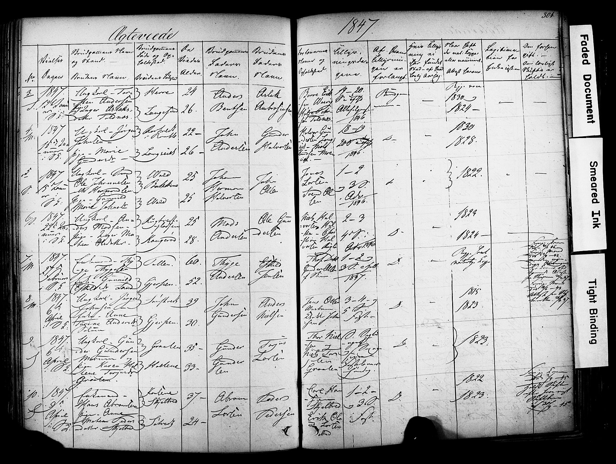 Solum kirkebøker, AV/SAKO-A-306/F/Fa/L0006: Parish register (official) no. I 6, 1844-1855, p. 301