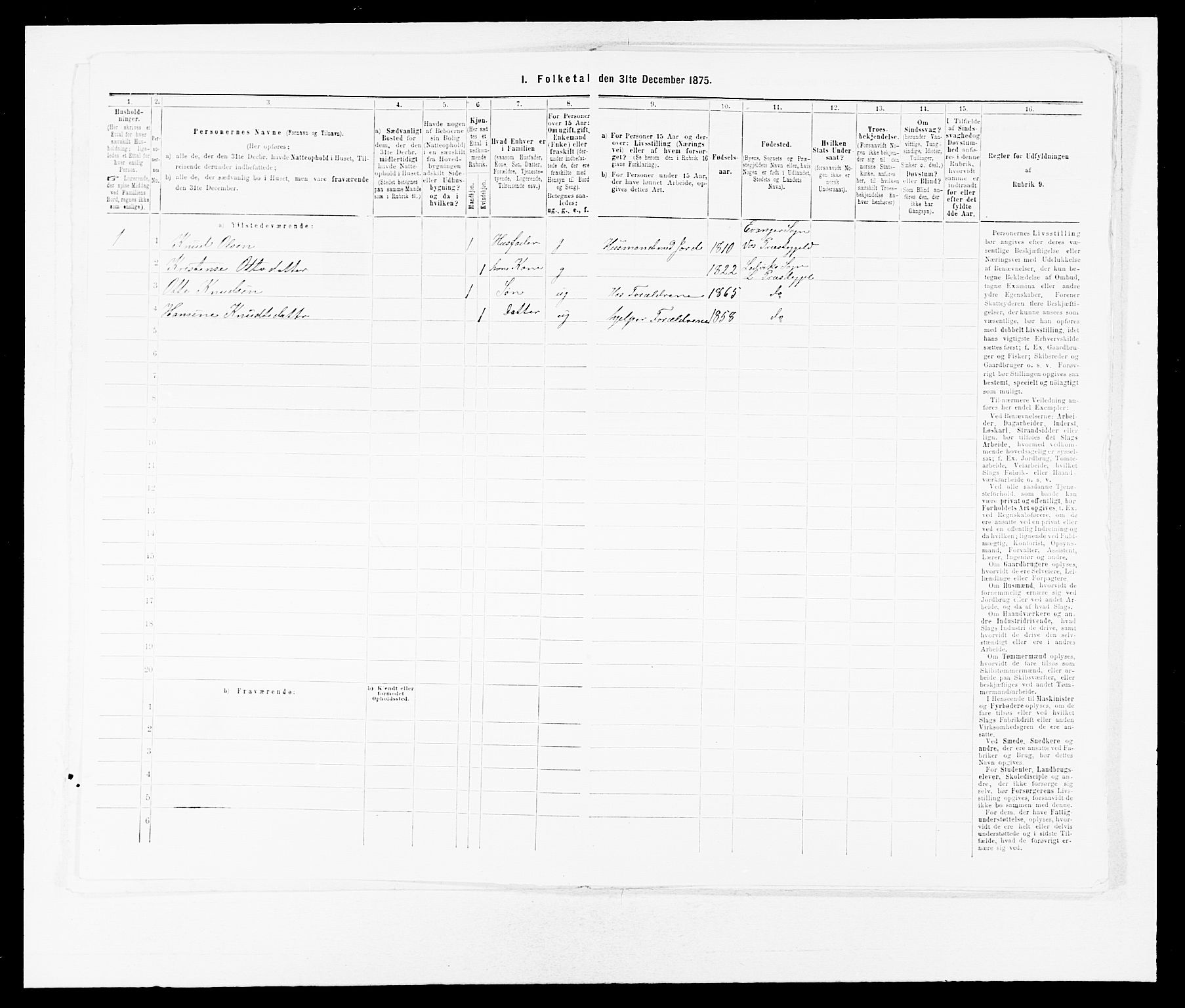 SAB, 1875 census for 1415P Lavik, 1875, p. 221