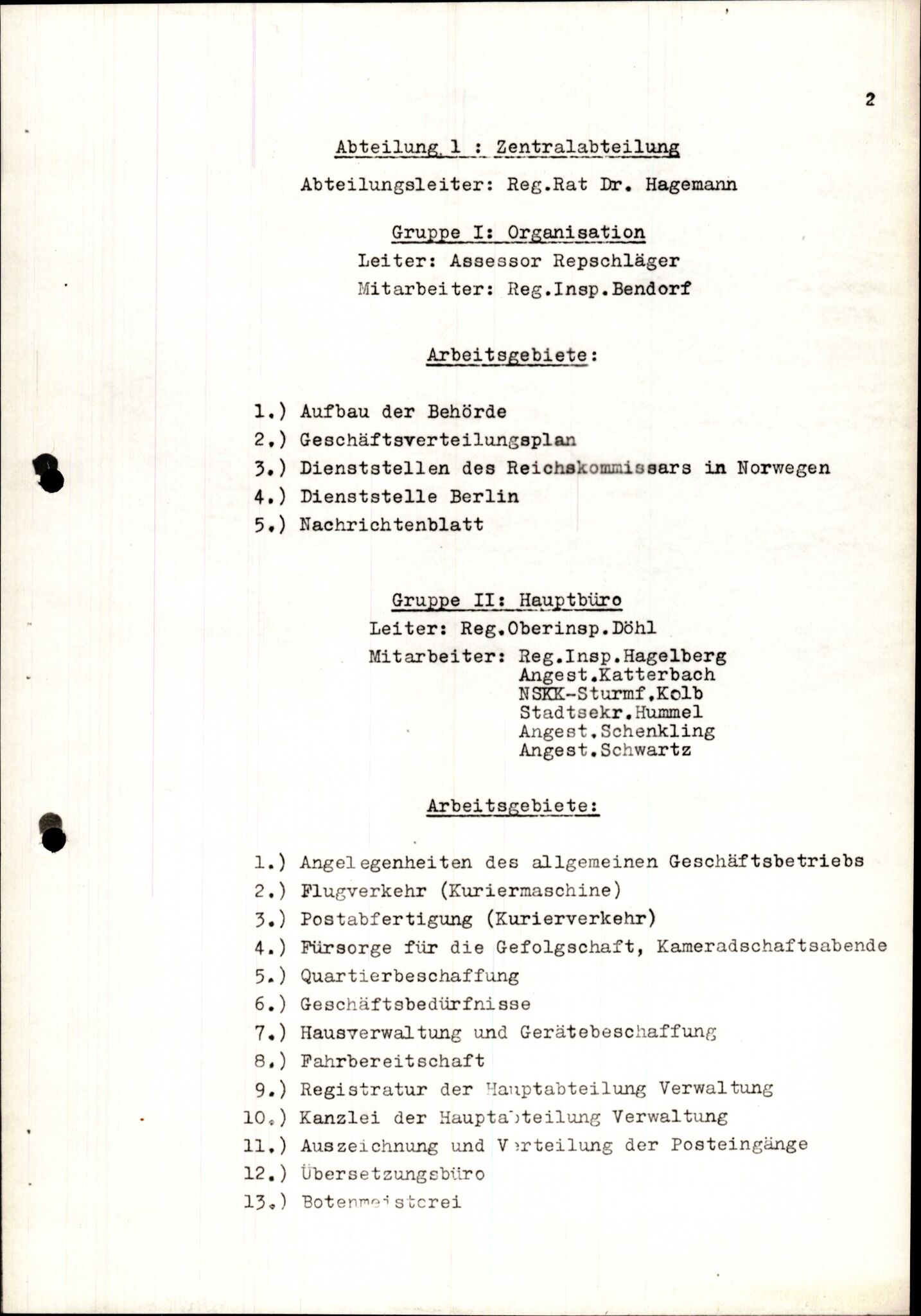 Forsvarets Overkommando. 2 kontor. Arkiv 11.4. Spredte tyske arkivsaker, AV/RA-RAFA-7031/D/Dar/Darb/L0006: Reichskommissariat., 1941-1945, p. 9