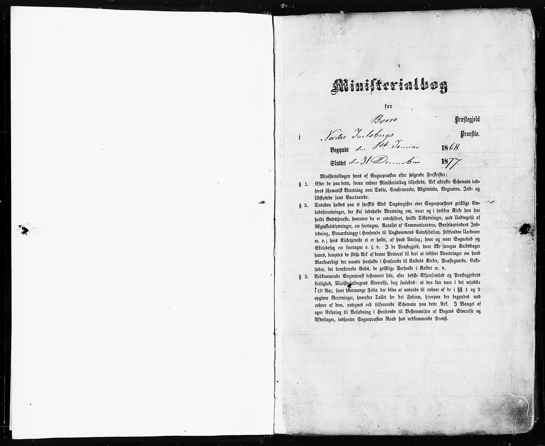 Borre kirkebøker, AV/SAKO-A-338/F/Fa/L0008: Parish register (official) no. I 8, 1868-1877