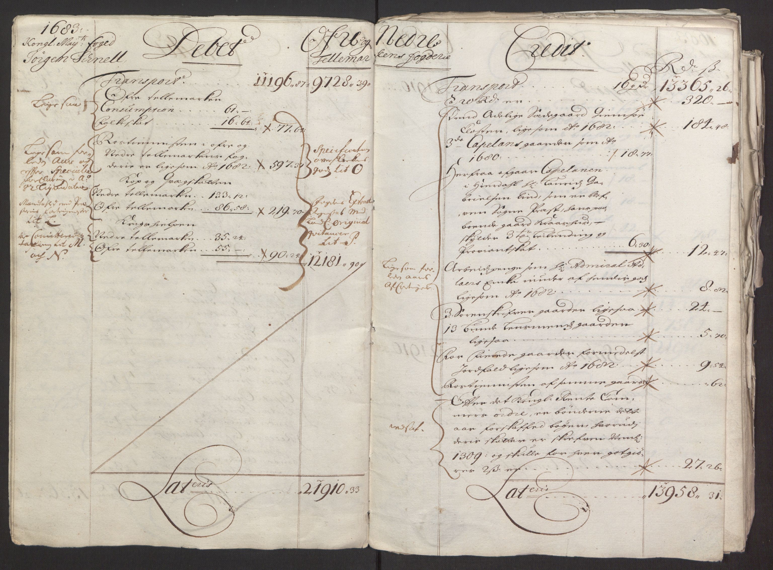 Rentekammeret inntil 1814, Reviderte regnskaper, Fogderegnskap, AV/RA-EA-4092/R35/L2075: Fogderegnskap Øvre og Nedre Telemark, 1680-1684, p. 15