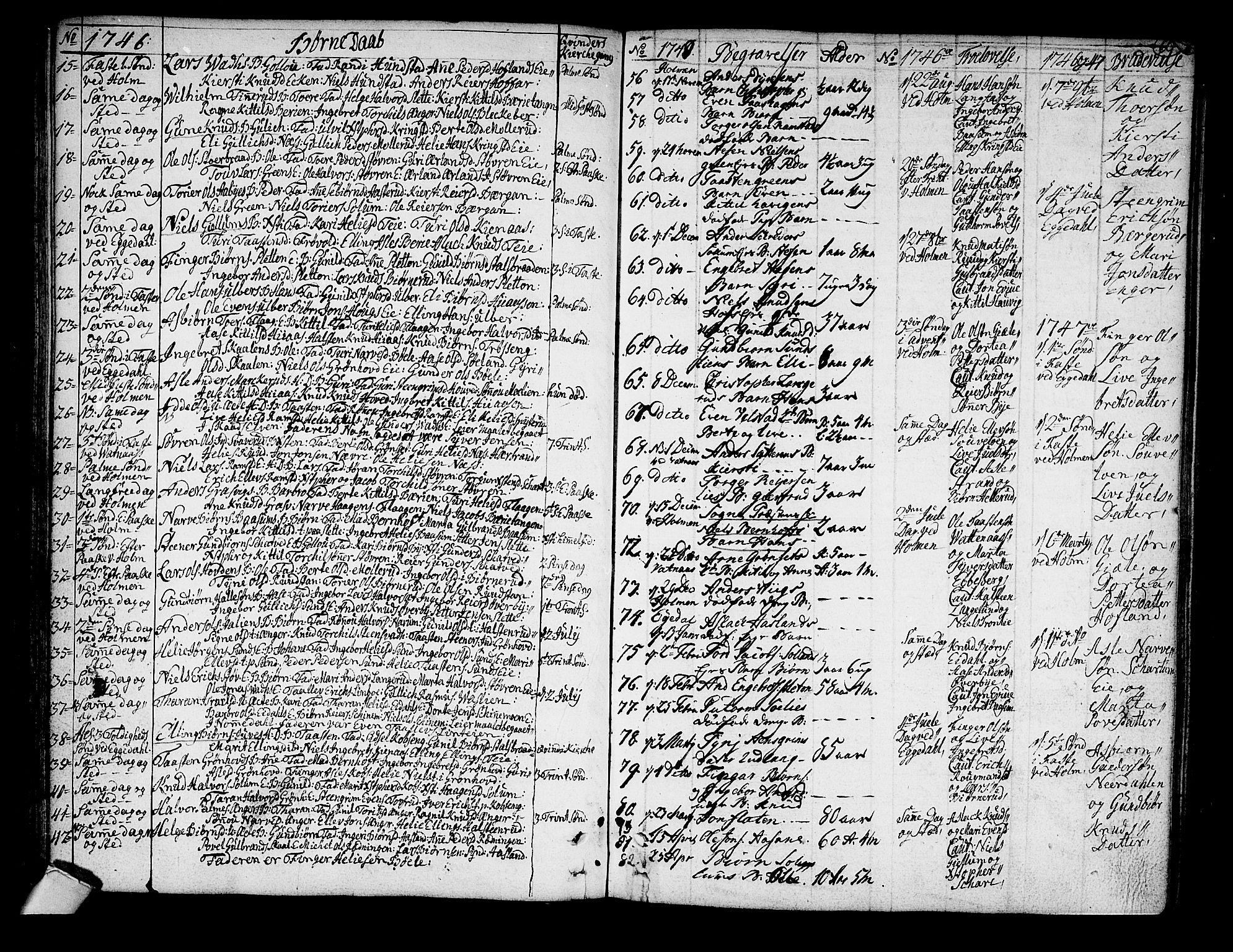Sigdal kirkebøker, SAKO/A-245/F/Fa/L0001: Parish register (official) no. I 1, 1722-1777, p. 60