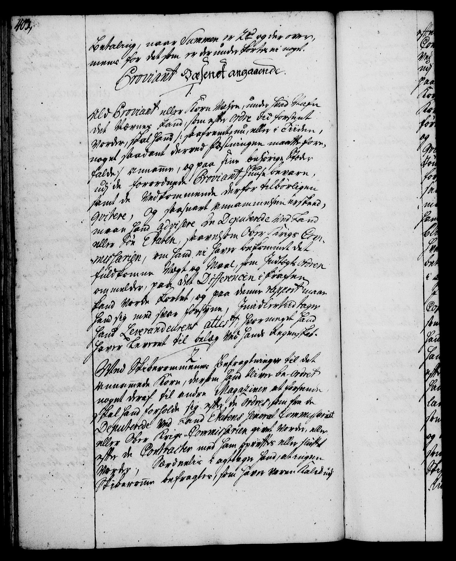 Rentekammeret, Kammerkanselliet, RA/EA-3111/G/Gg/Ggi/L0002: Norsk instruksjonsprotokoll med register (merket RK 53.35), 1729-1751, p. 403