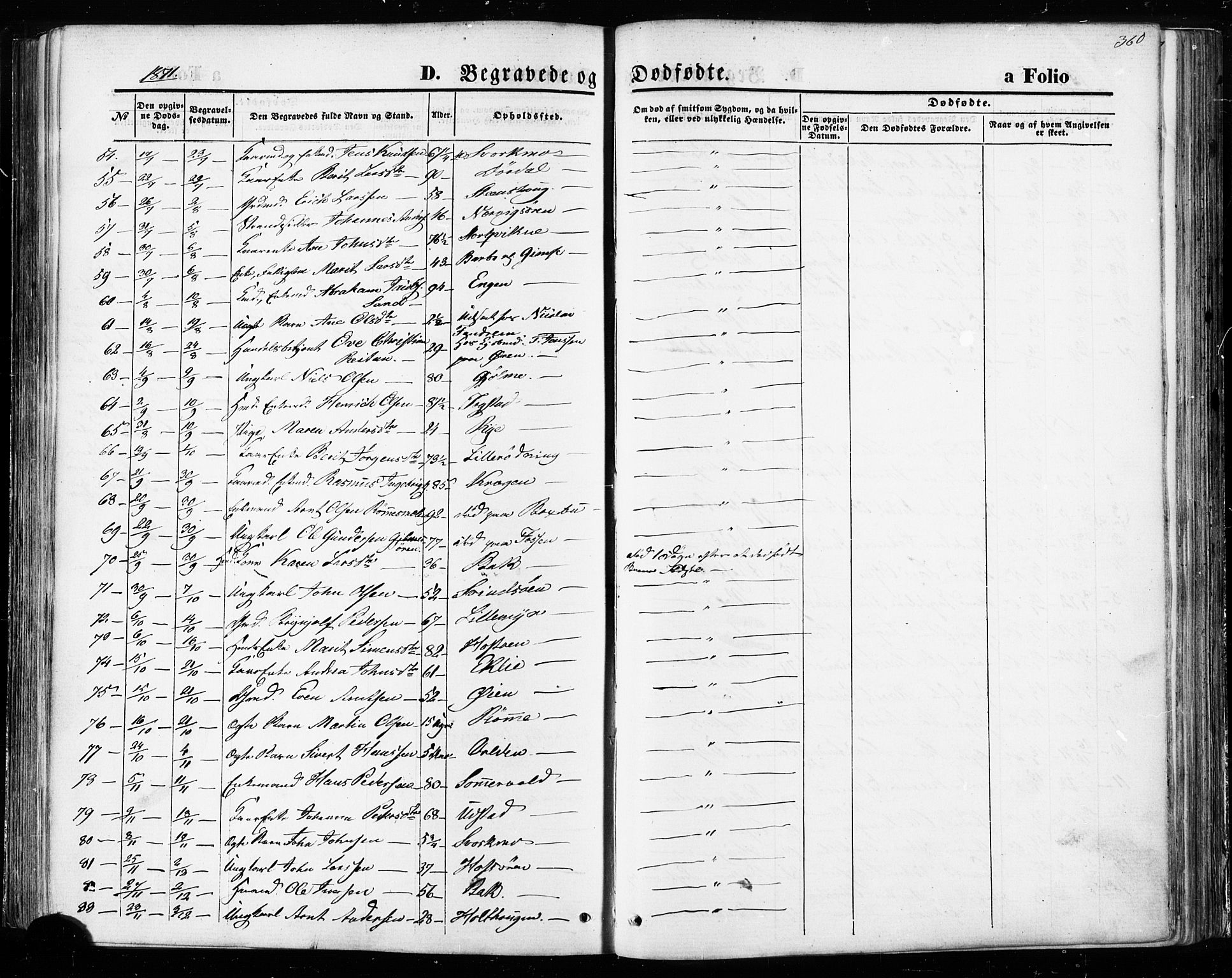 Ministerialprotokoller, klokkerbøker og fødselsregistre - Sør-Trøndelag, SAT/A-1456/668/L0807: Parish register (official) no. 668A07, 1870-1880, p. 360