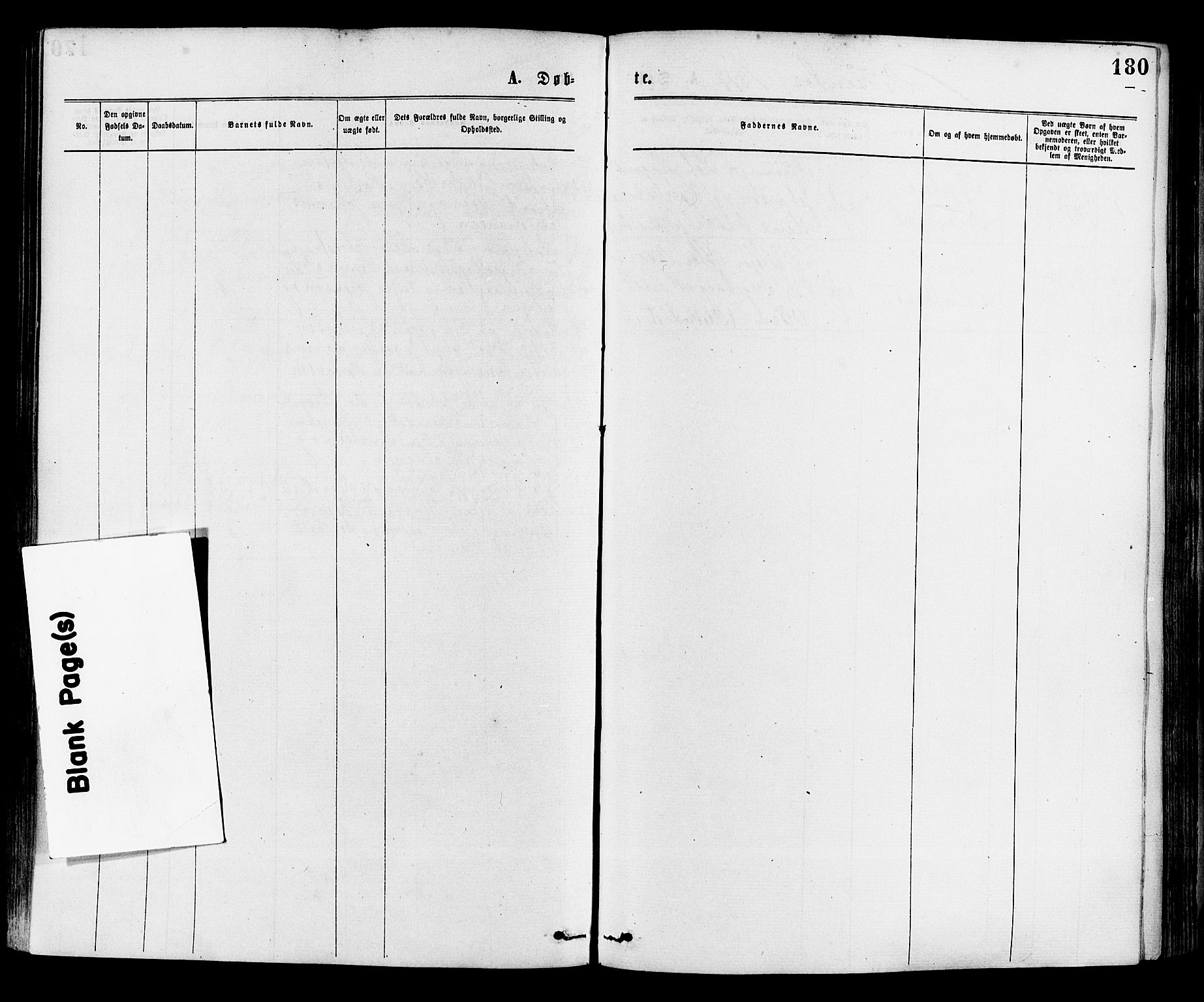 Strømsø kirkebøker, AV/SAKO-A-246/F/Fa/L0019: Parish register (official) no. I 19, 1874-1877, p. 180