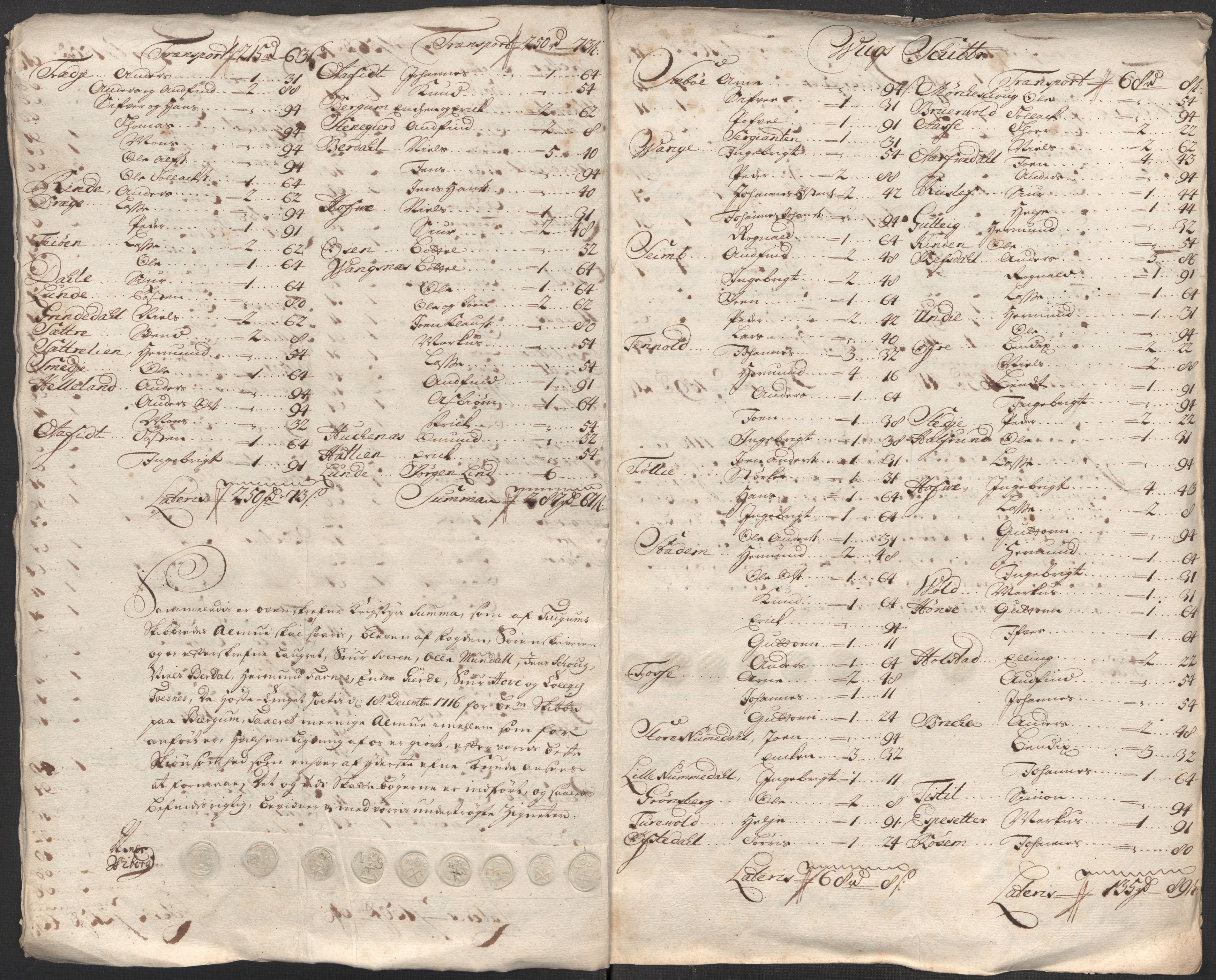 Rentekammeret inntil 1814, Reviderte regnskaper, Fogderegnskap, AV/RA-EA-4092/R52/L3320: Fogderegnskap Sogn, 1715-1716, p. 403