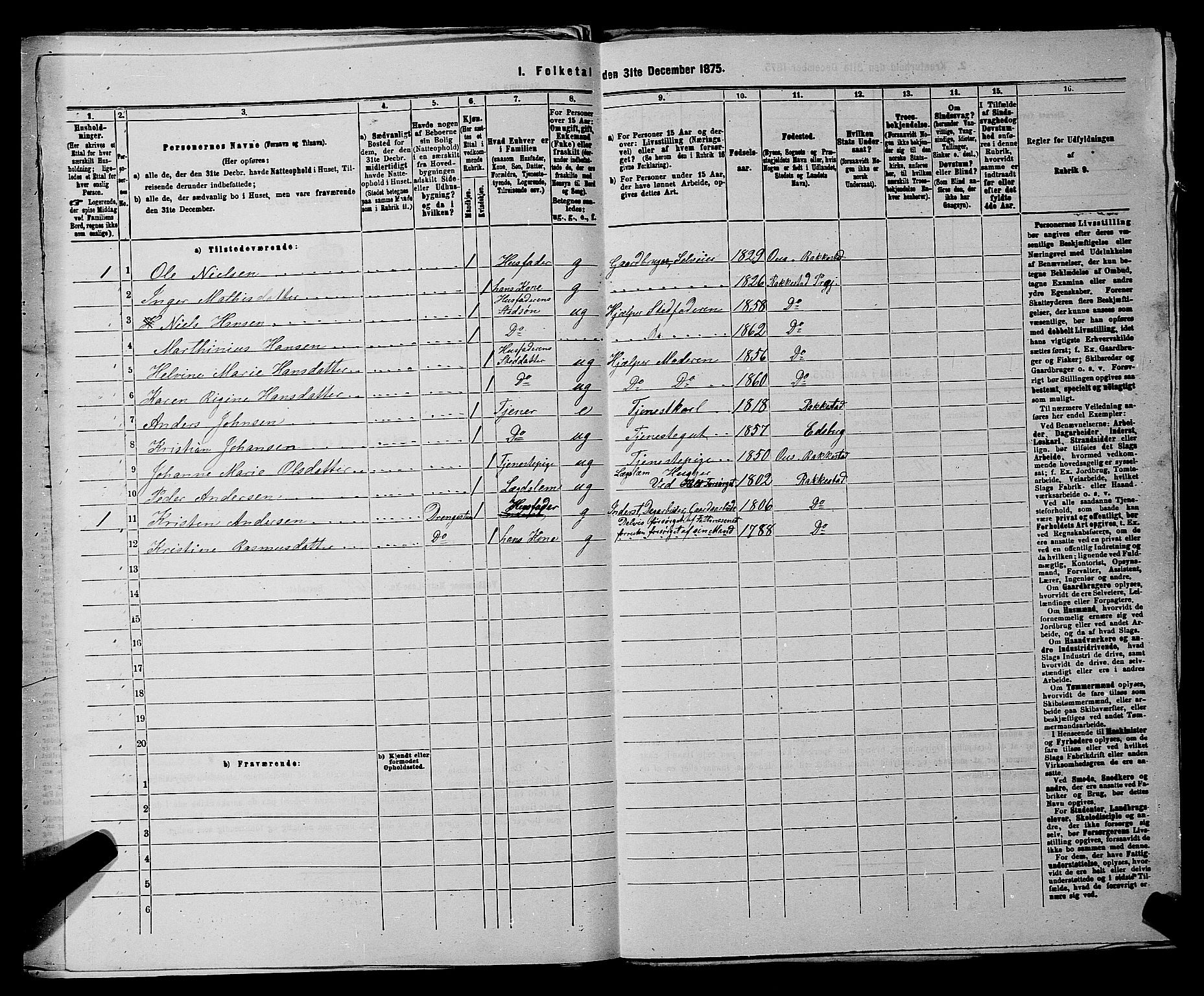 RA, 1875 census for 0128P Rakkestad, 1875, p. 1459