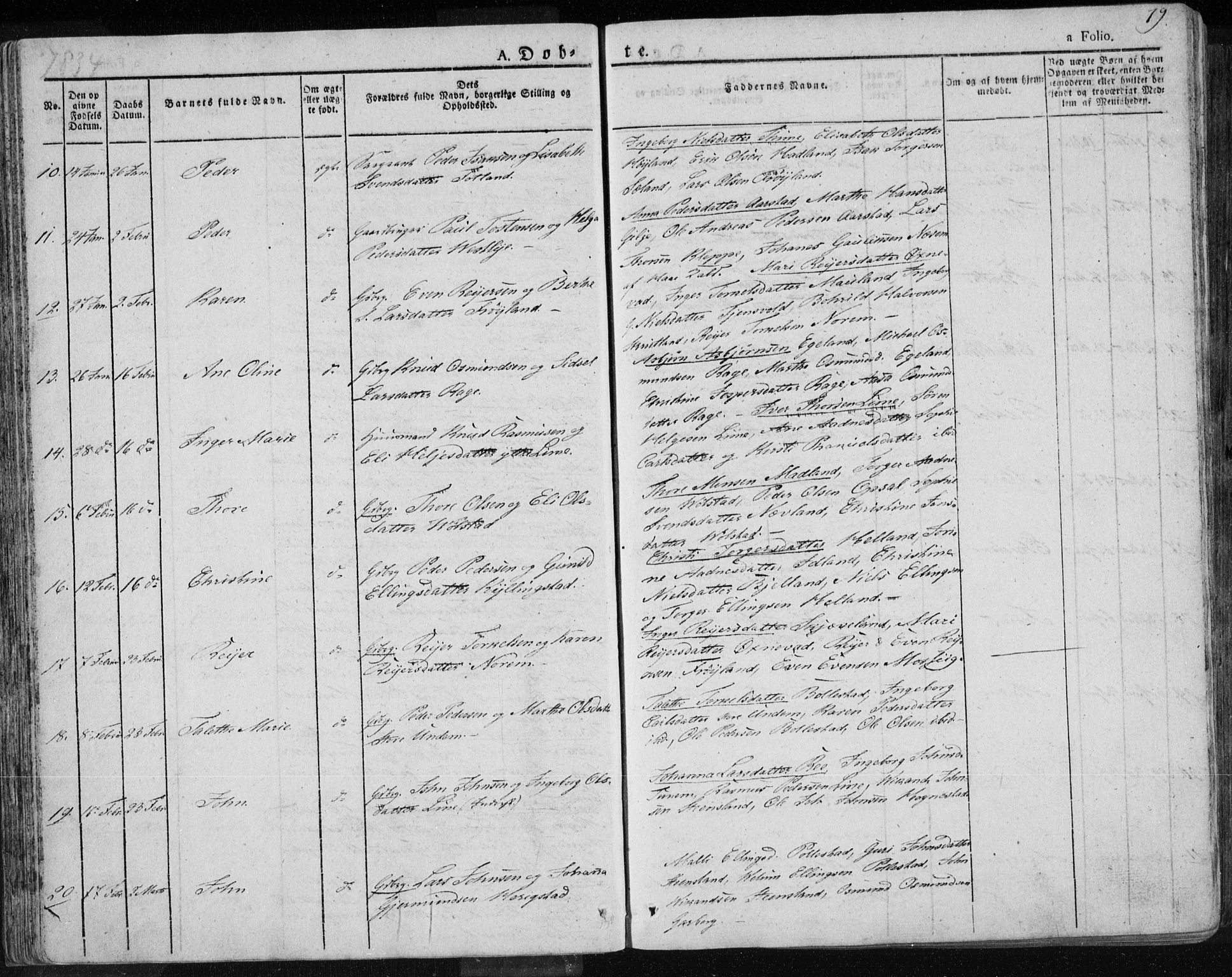 Lye sokneprestkontor, AV/SAST-A-101794/001/30BA/L0004: Parish register (official) no. A 4, 1826-1841, p. 79