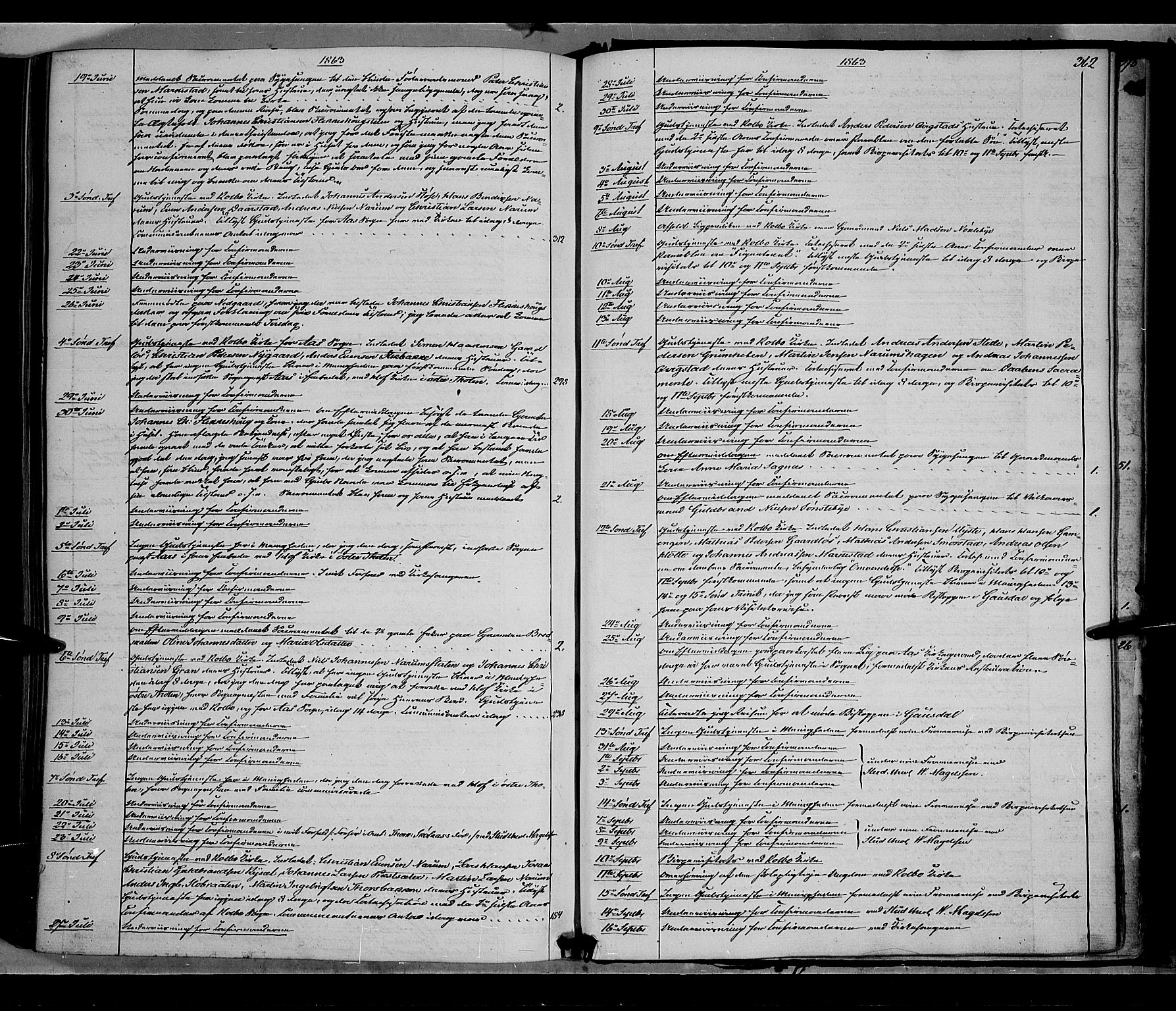 Vestre Toten prestekontor, SAH/PREST-108/H/Ha/Haa/L0007: Parish register (official) no. 7, 1862-1869, p. 362