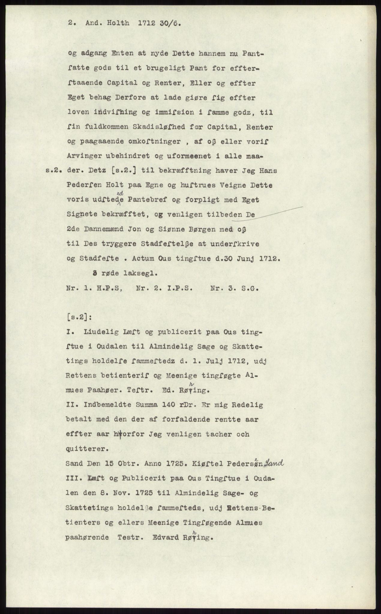 Samlinger til kildeutgivelse, Diplomavskriftsamlingen, AV/RA-EA-4053/H/Ha, p. 1472