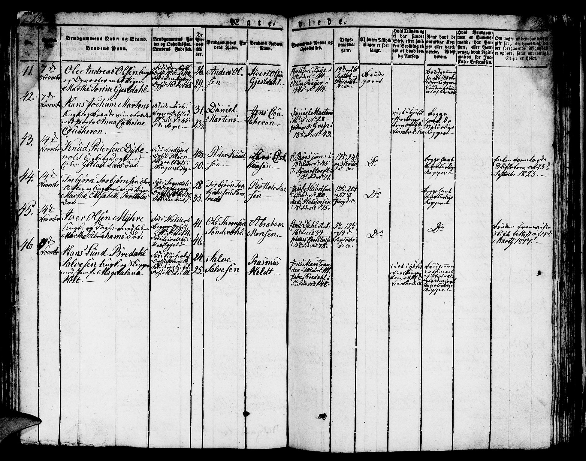 Domkirken sokneprestembete, SAB/A-74801/H/Hab/L0002: Parish register (copy) no. A 2, 1821-1839, p. 400