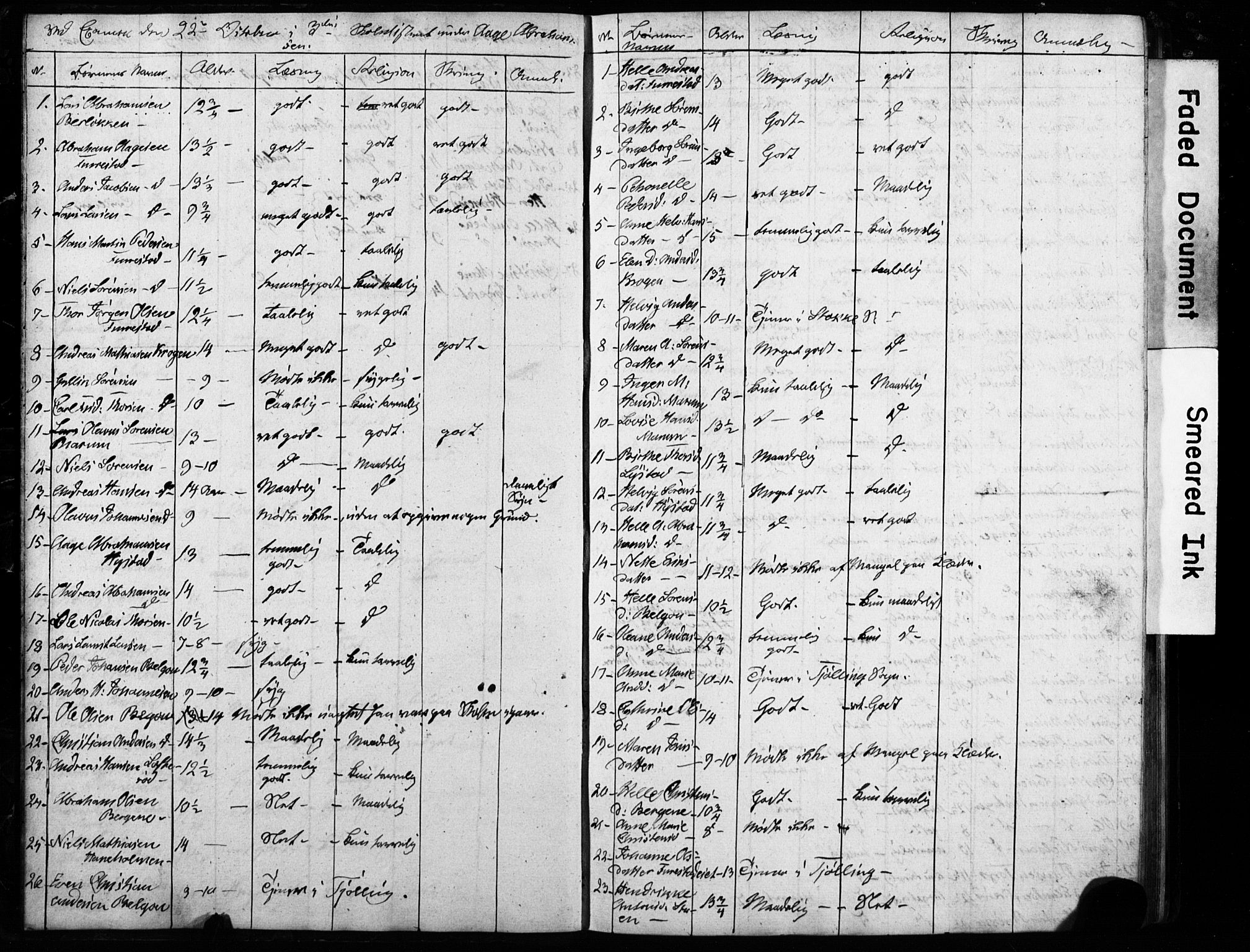 Sandar kirkebøker, AV/SAKO-A-243/H/Ha/L000I: Banns register no. I, 1854-1859