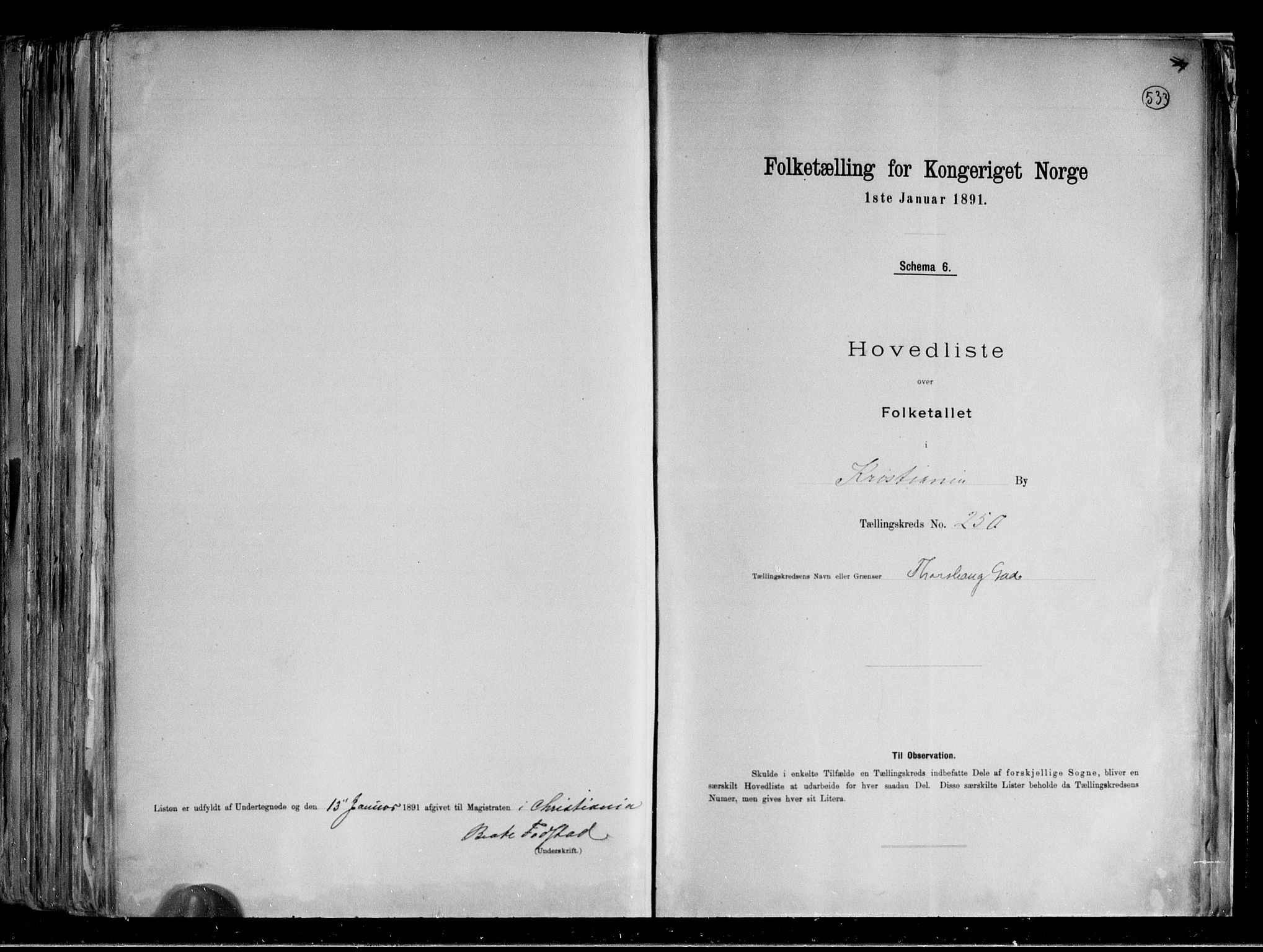 RA, 1891 census for 0301 Kristiania, 1891, p. 151045