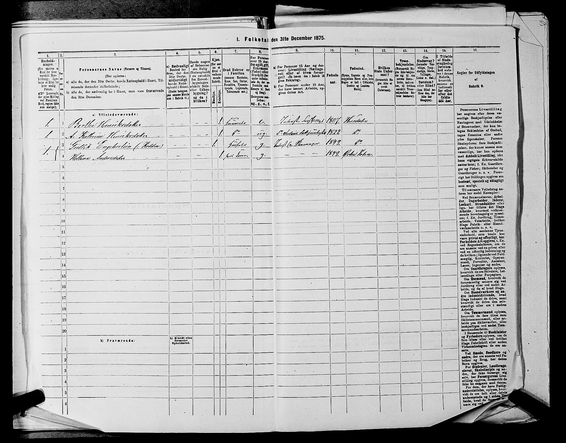 RA, 1875 census for 0239P Hurdal, 1875, p. 453