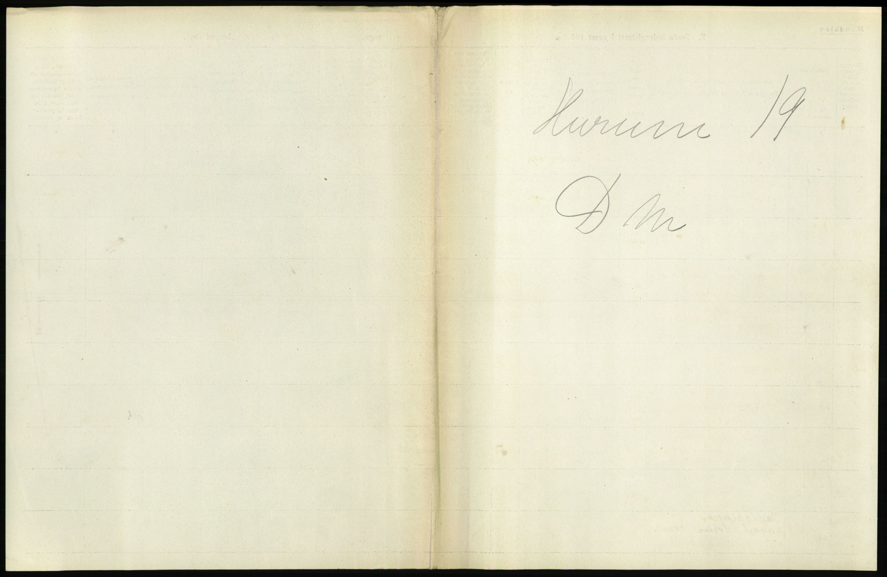 Statistisk sentralbyrå, Sosiodemografiske emner, Befolkning, RA/S-2228/D/Df/Dfb/Dfbh/L0020: Buskerud fylke: Døde. Bygder og byer., 1918, p. 1